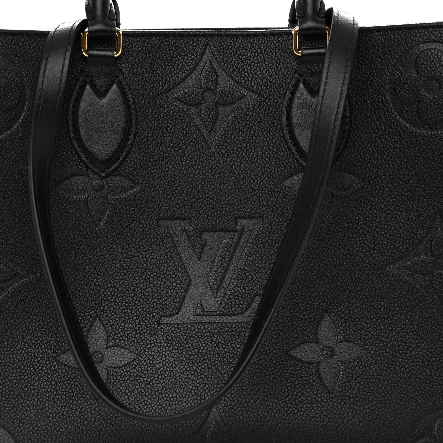 LOUIS VUITTON Empreinte Monogram Giant Wild At Heart Onthego MM Black