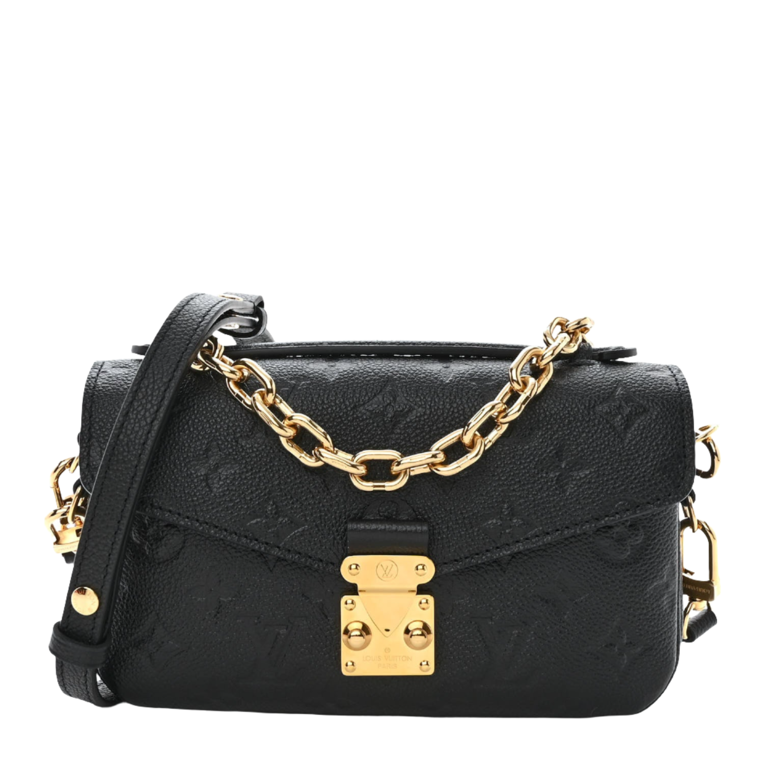 LOUIS VUITTON Empreinte Pochette Metis East West Black
