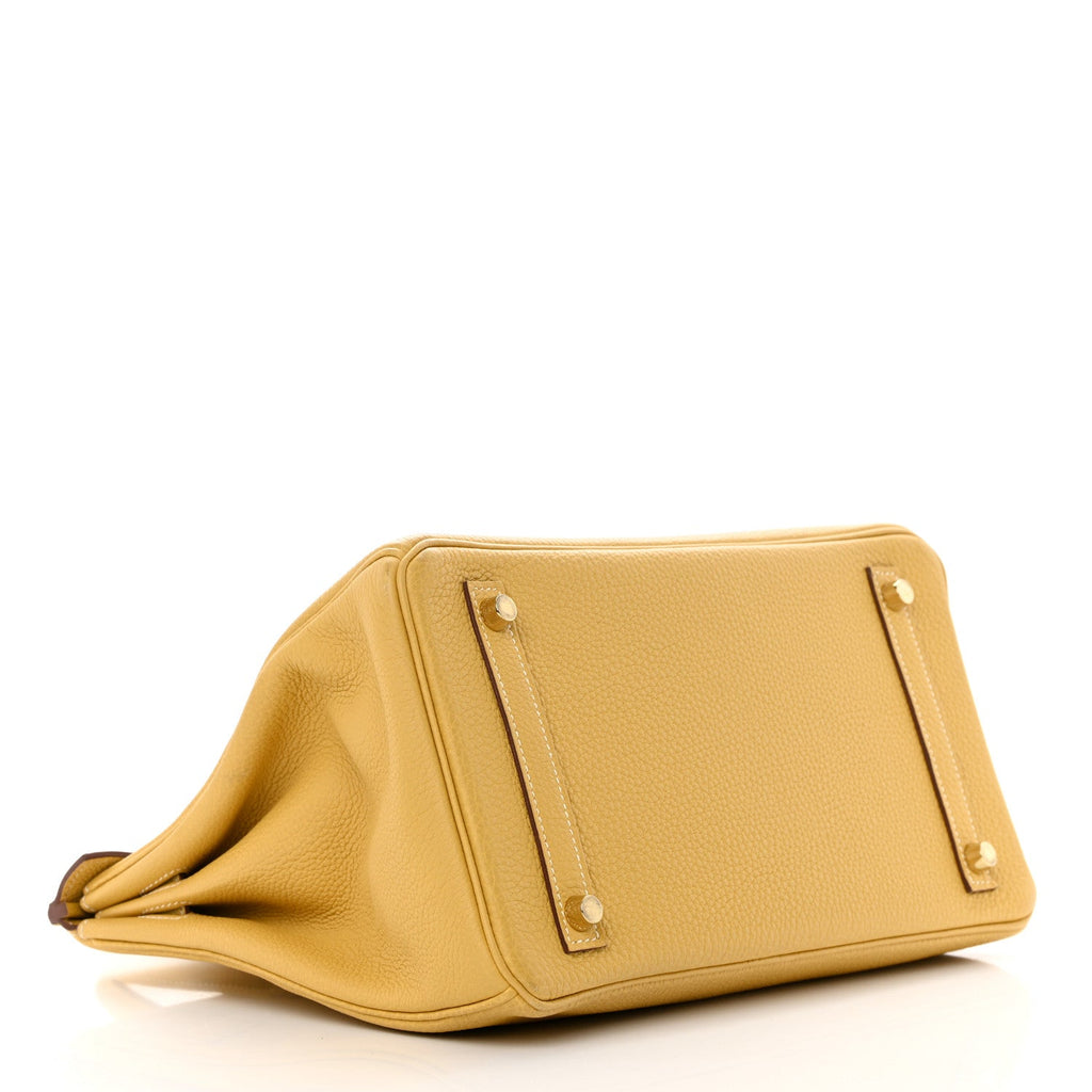 HERMES Togo BIRKIN 30 Curry