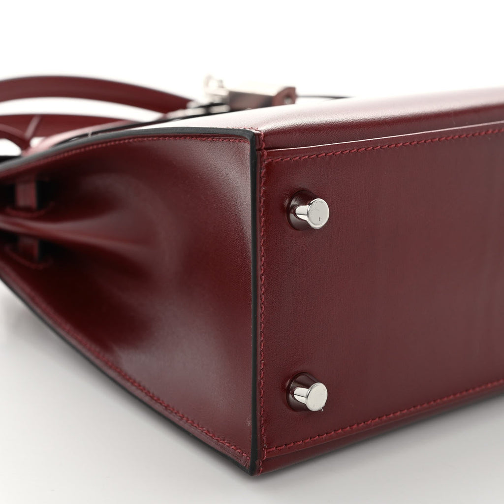 HERMES BOX KELLY SELLIER 25 ROUGE H