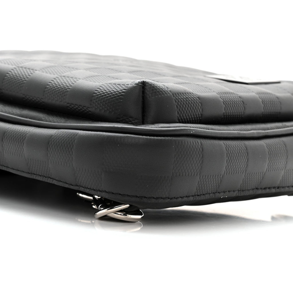 LOUIS VUITTON Damier Infini Avenue Sling Bag Onyx