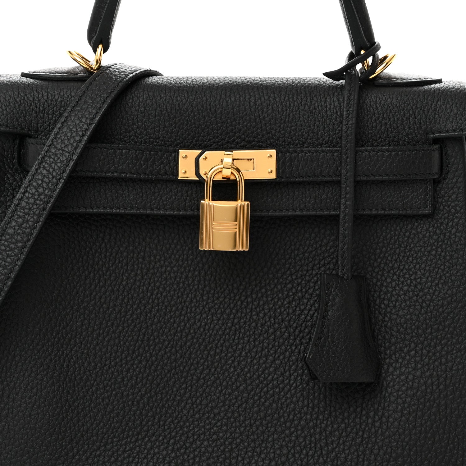 HERMES TOGO KELLY RETOURNE 25 BLACK