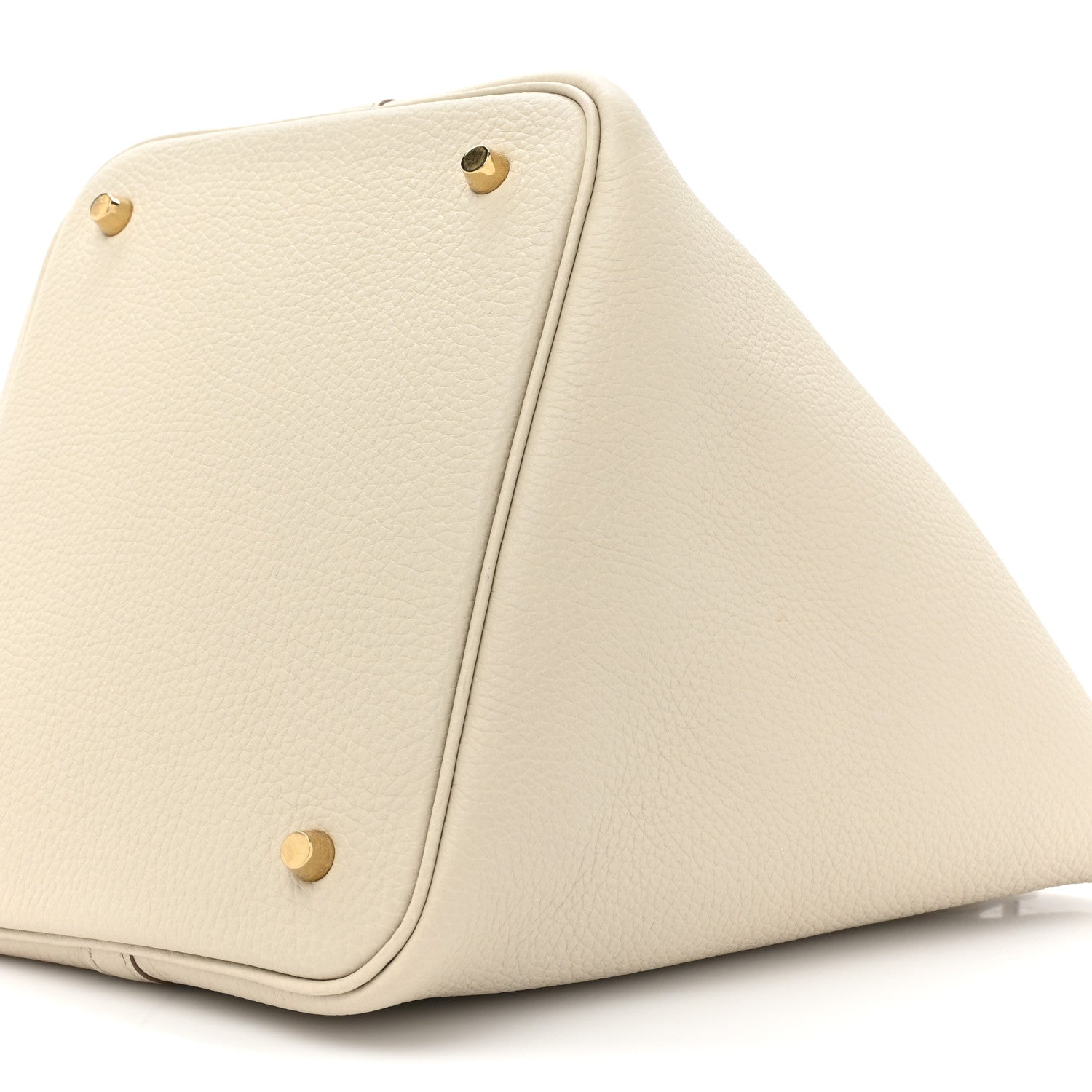 HERMES Taurillon Clemence Picotin Lock 22 MM Beton