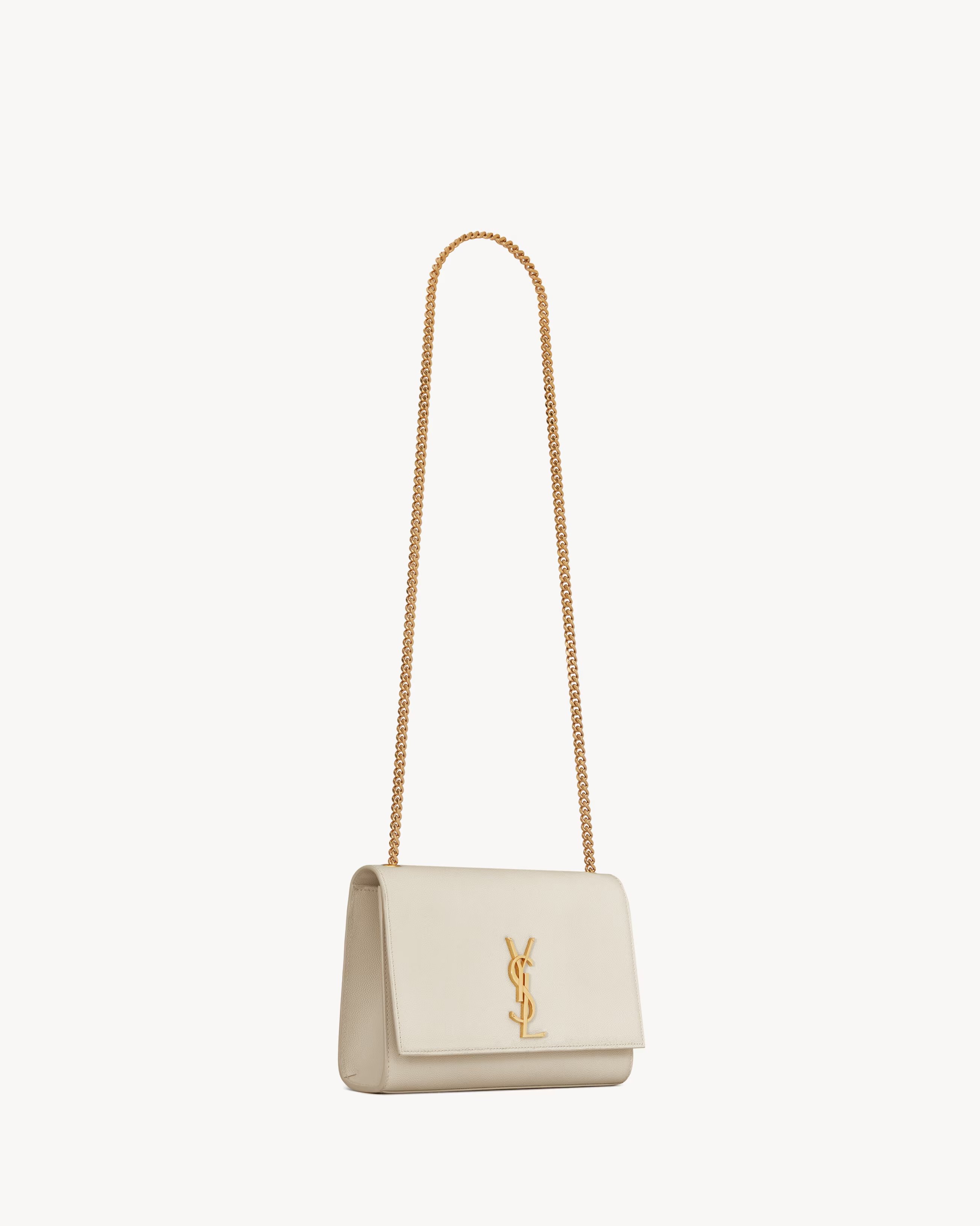 SAINT LAURENT YSL  KATE MEDIUM IN GRAIN DE POUDRE EMBOSSED LEATHER