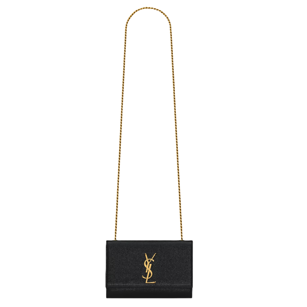 SAINT LAURENT YSL  KATE SMALL in shiny grained leather