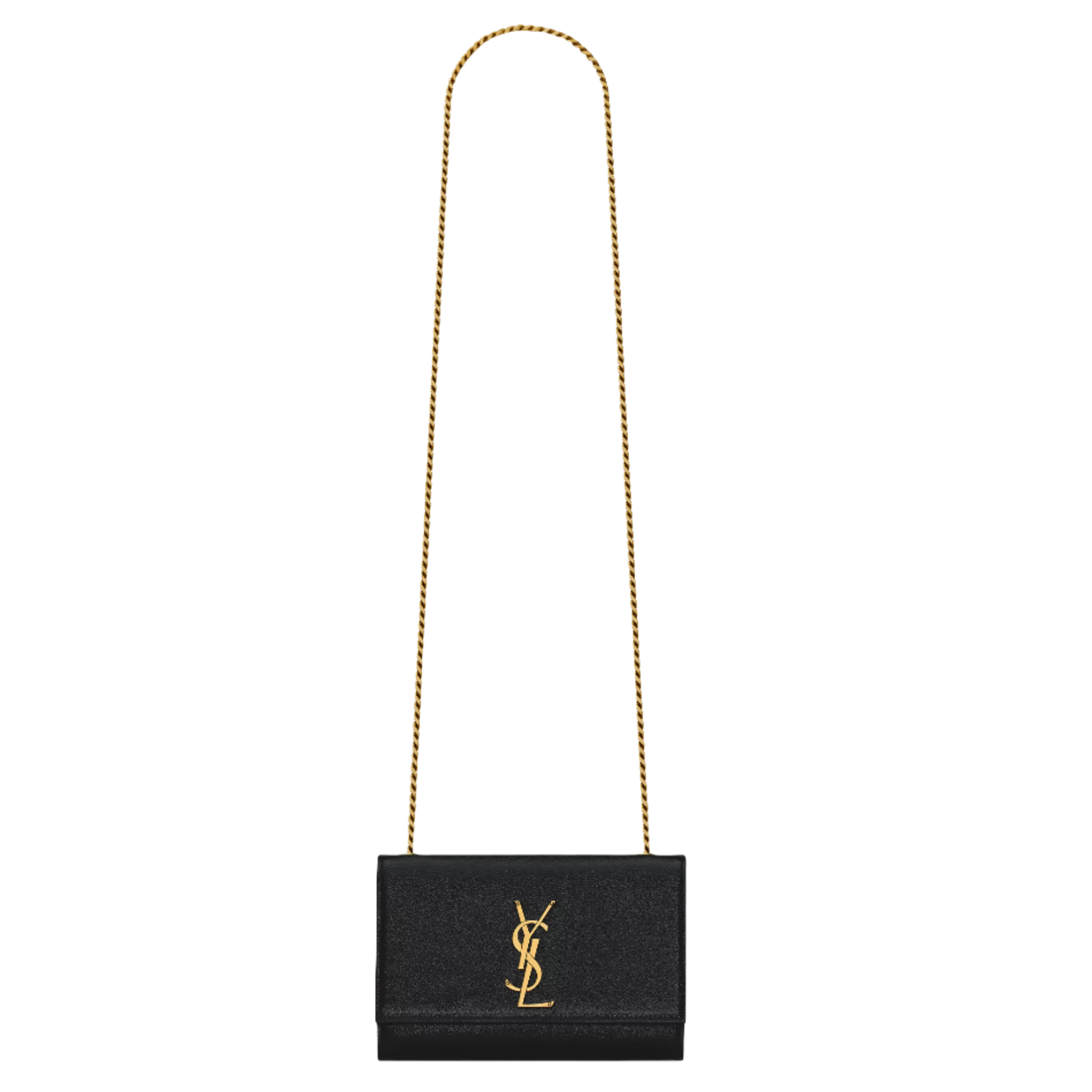 SAINT LAURENT YSL  KATE SMALL in shiny grained leather
