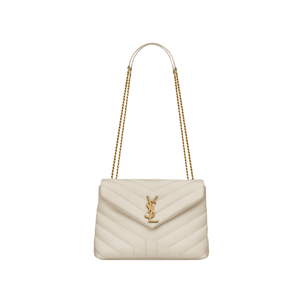 SAINT LAURENT YSL LOULOU SMALL IN QUILTED LEATHER