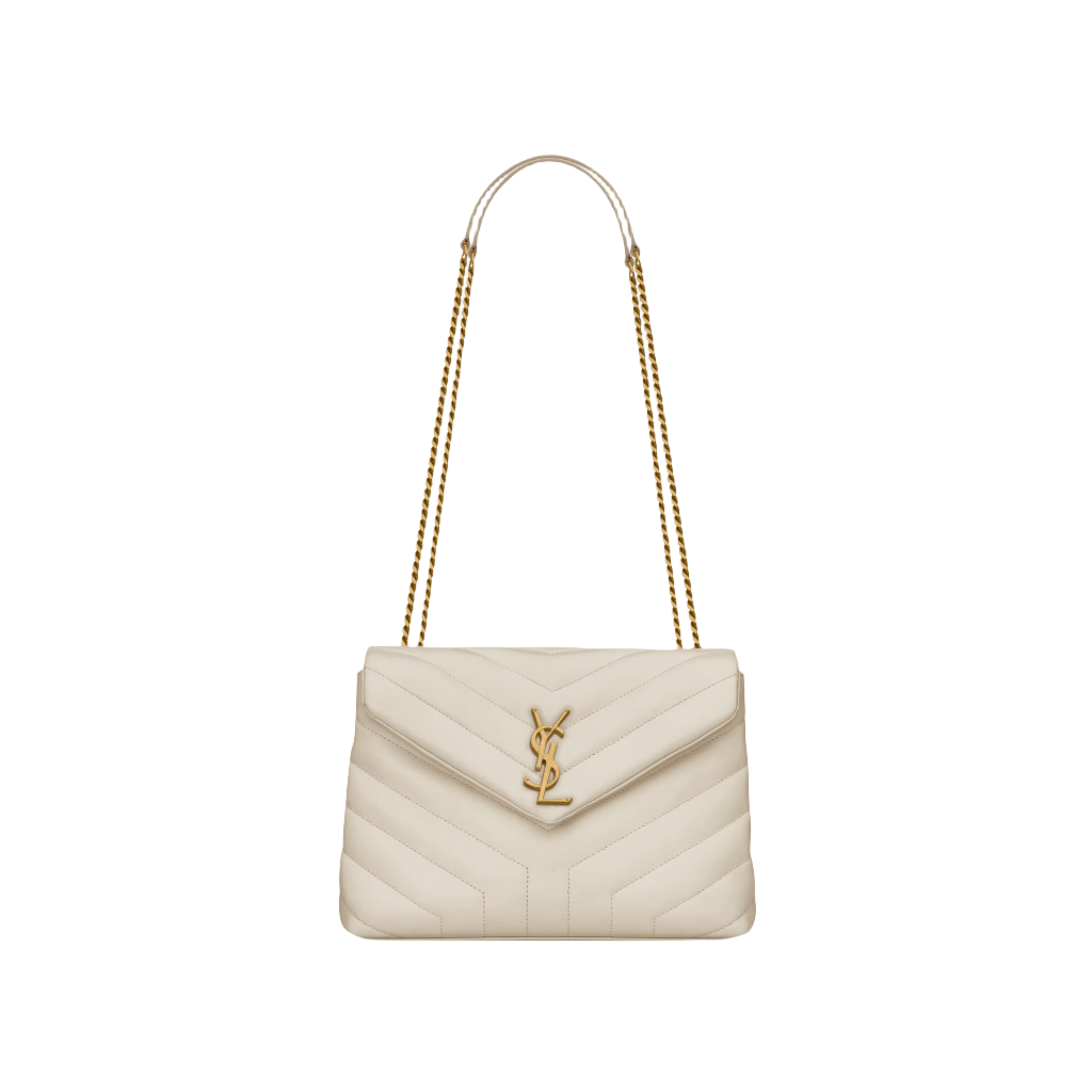 SAINT LAURENT YSL LOULOU SMALL IN QUILTED LEATHER