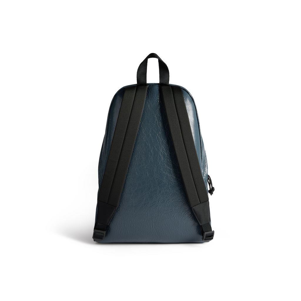 Mens Explorer Backpack in Dark Blue Balenciaga