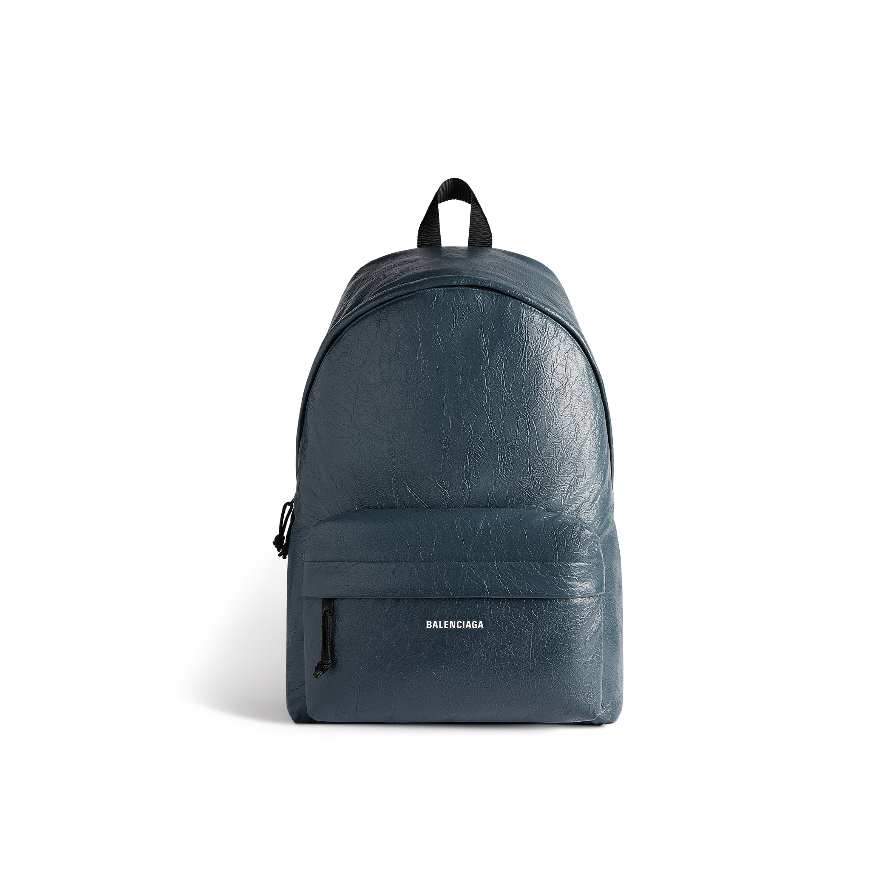 Mens Explorer Backpack in Dark Blue Balenciaga