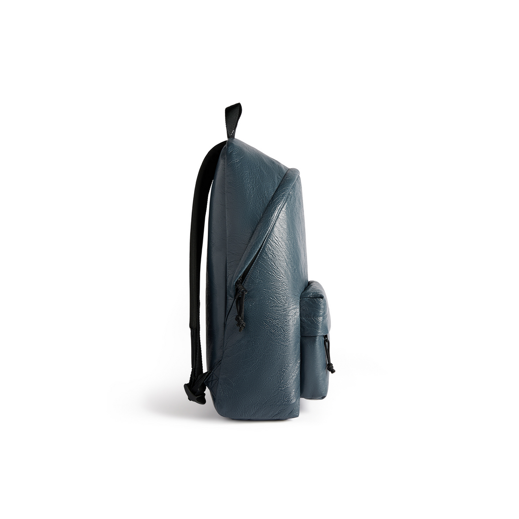 Mens Explorer Backpack in Dark Blue Balenciaga