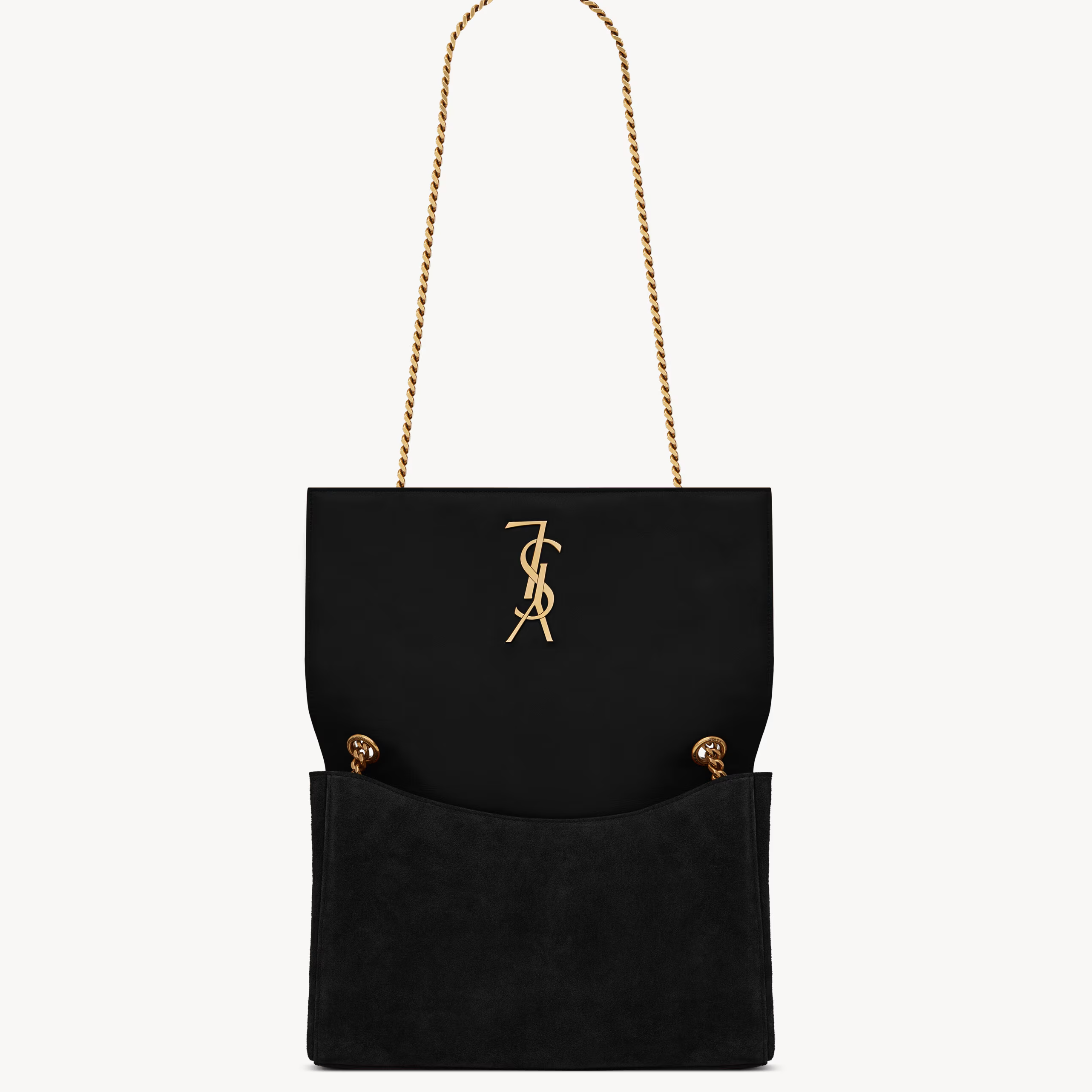SAINT LAURENT YSL REVERSIBLE MEDIUM KATE IN SUEDE
