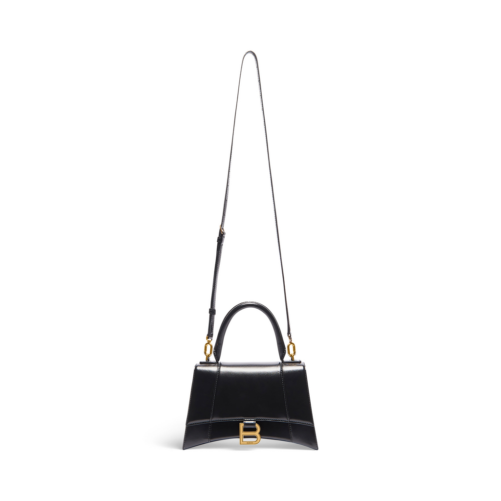 Hourglass Small Handbag Box in Black Balenciaga