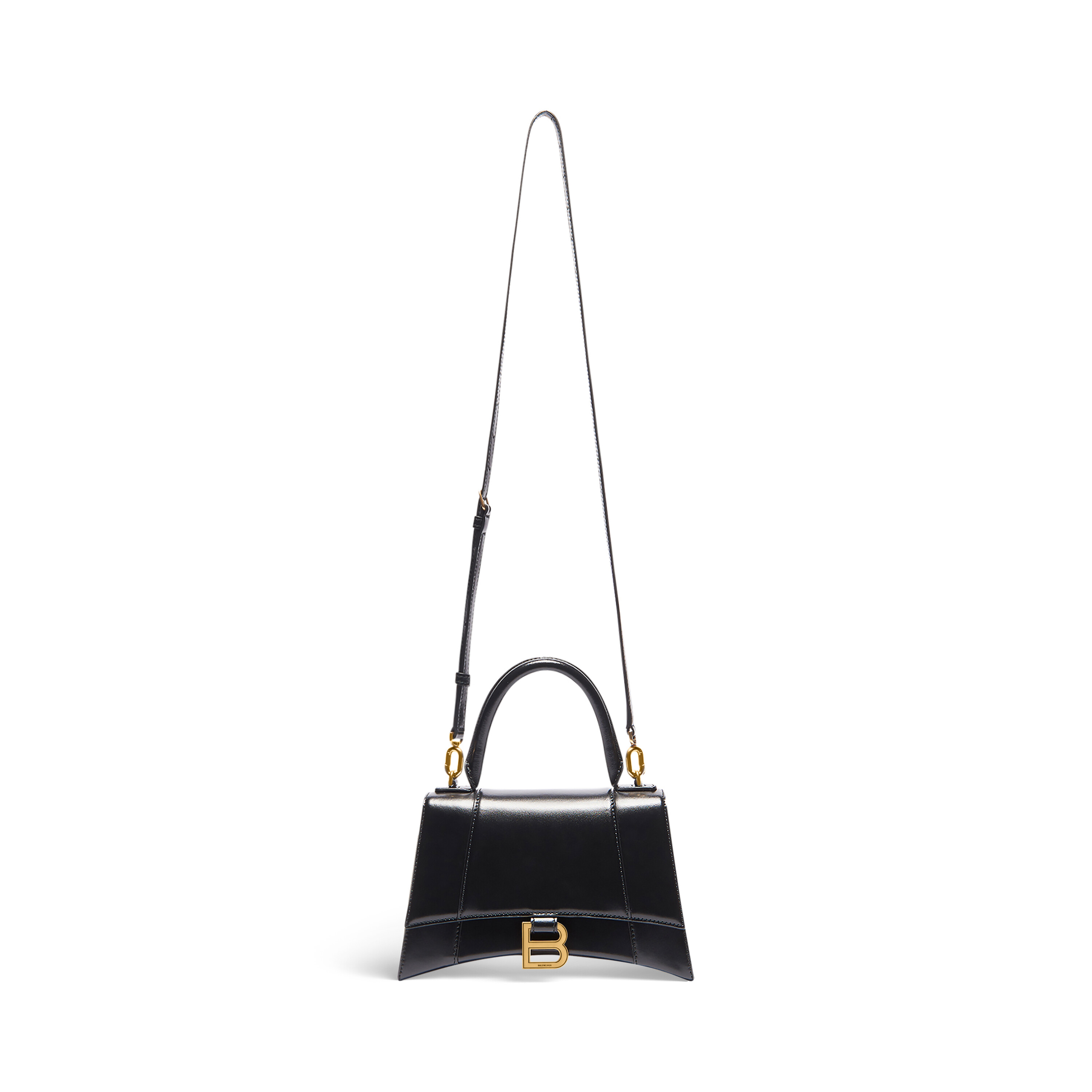 Hourglass Small Handbag Box in Black Balenciaga