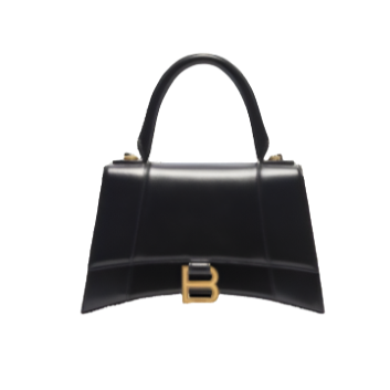 Hourglass Small Handbag Box in Black Balenciaga