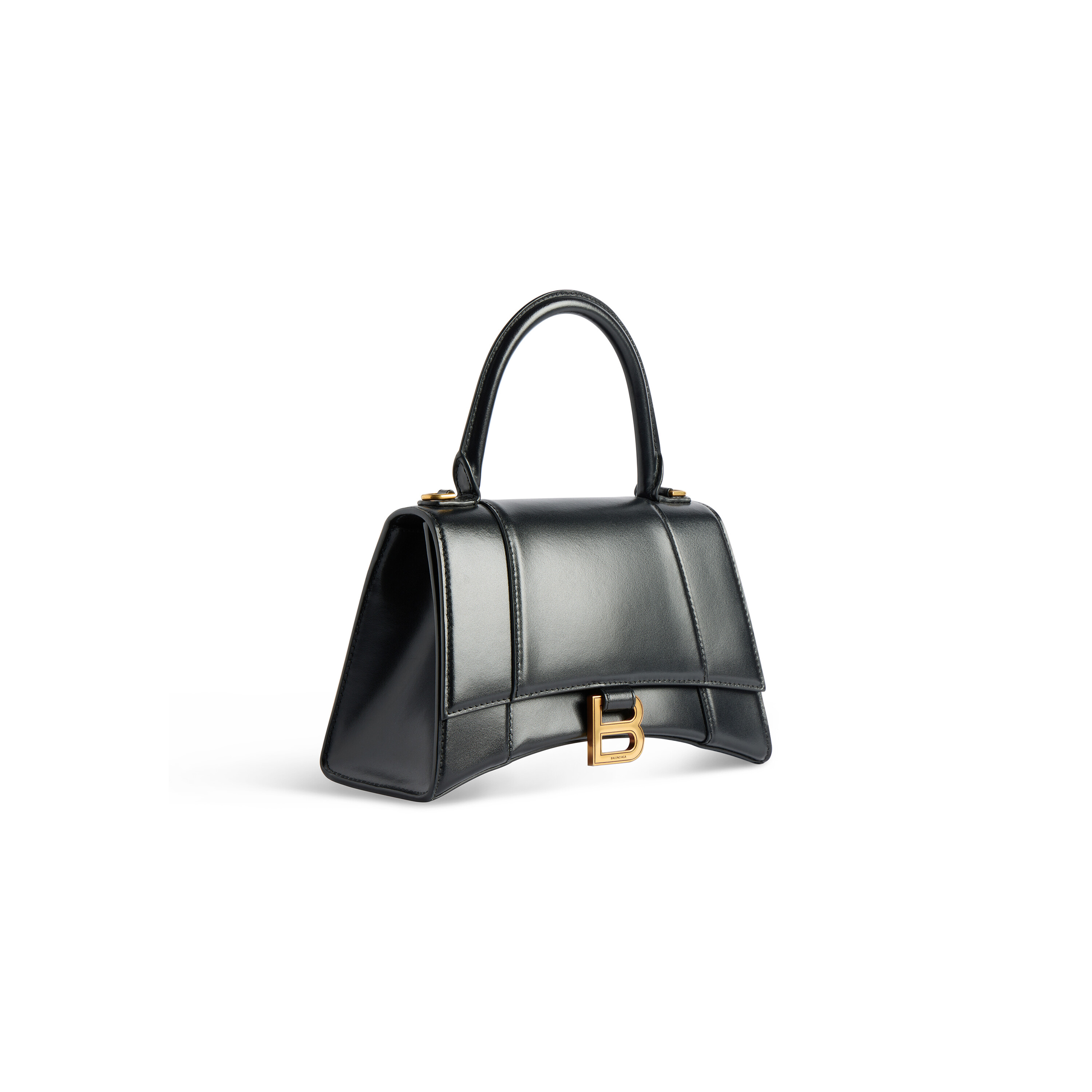 Hourglass Small Handbag Box in Black Balenciaga