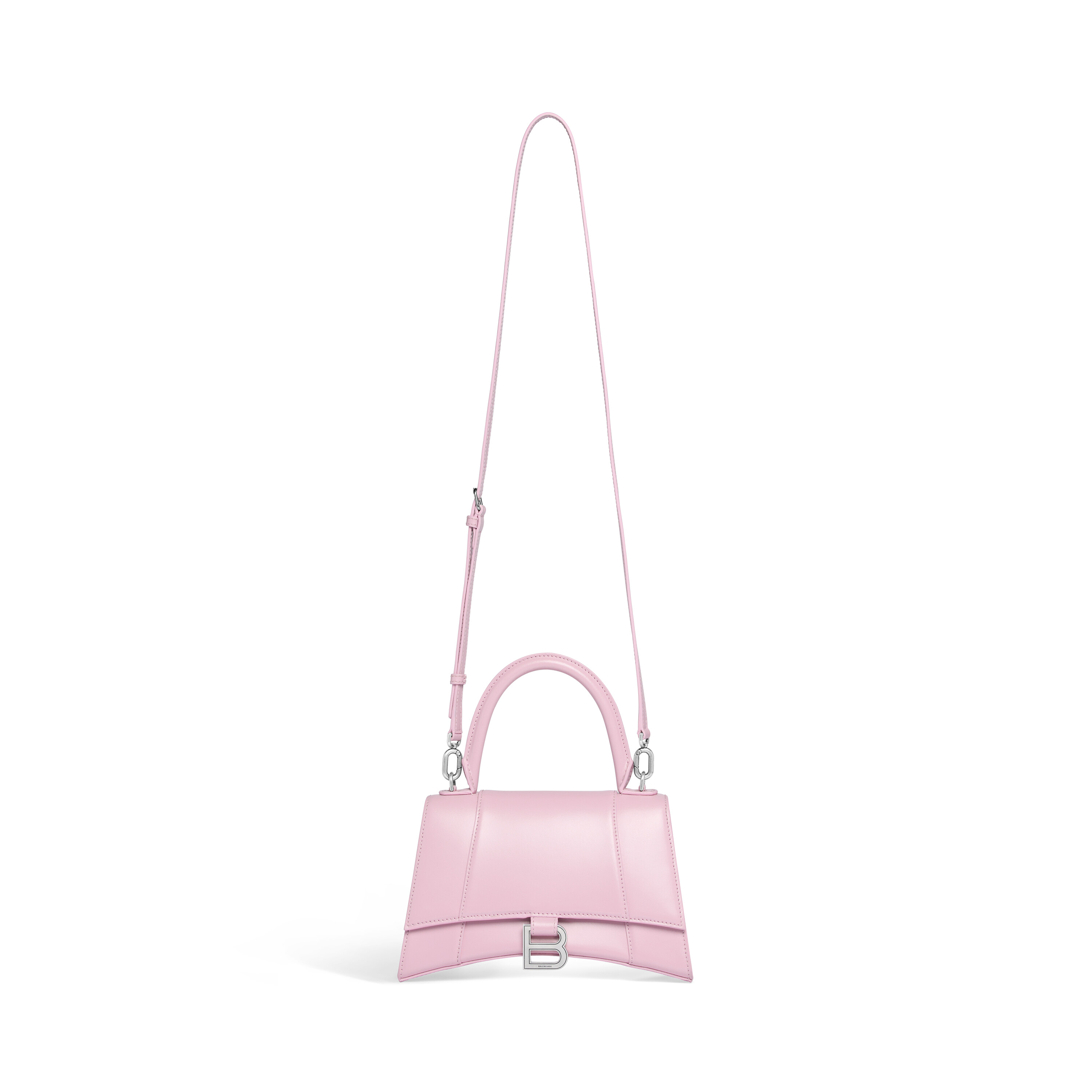 Hourglass Small Handbag Box in Pink Balenciaga