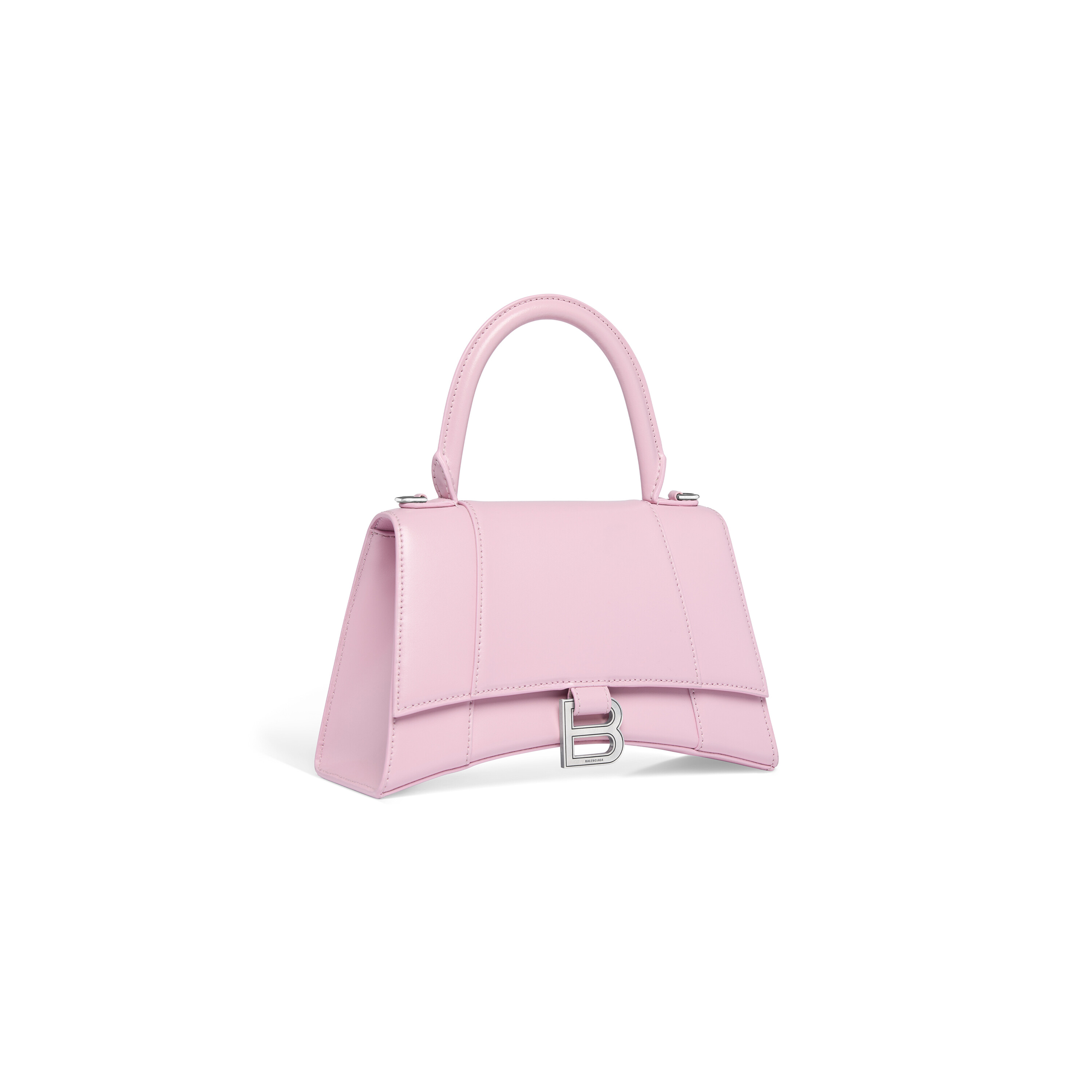 Hourglass Small Handbag Box in Pink Balenciaga