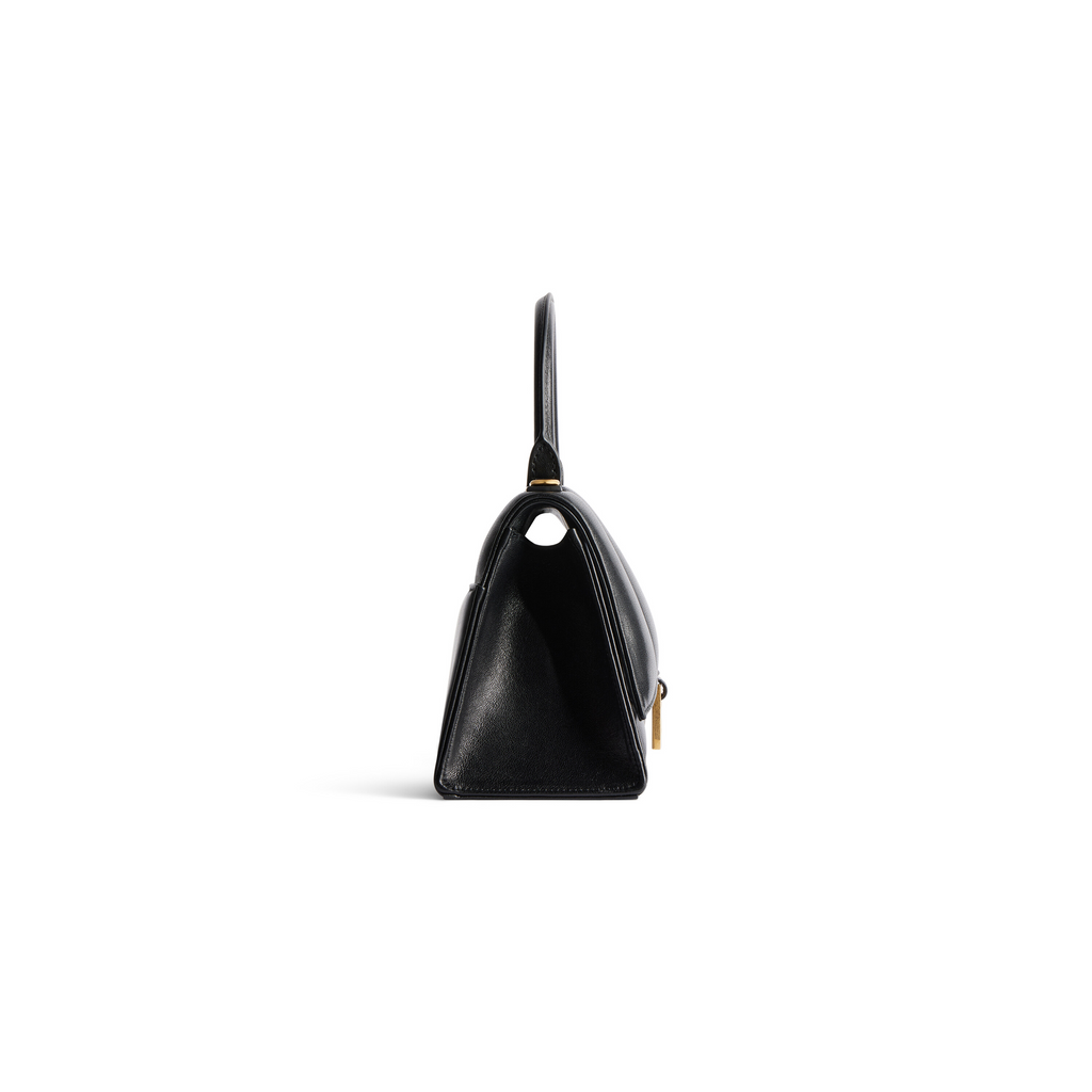 Hourglass Small Handbag in Black Balenciaga