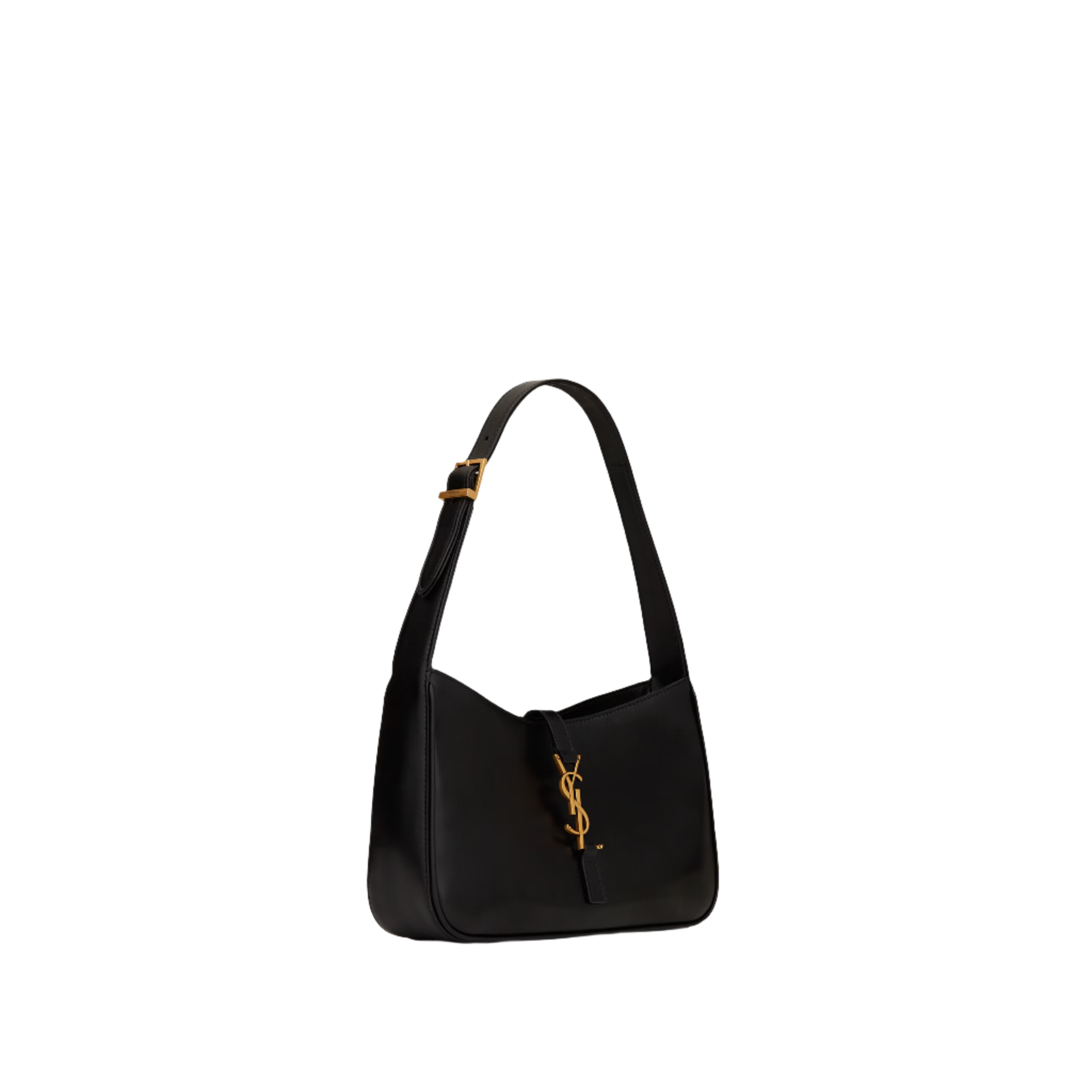 SAINT LAURENT YSL SMOOTH LEATHER BLACK