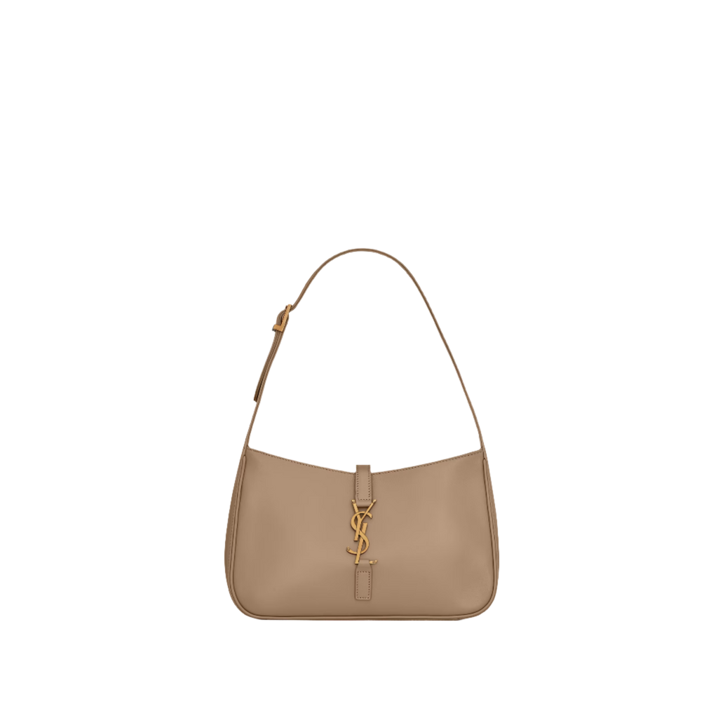 SAINT LAURENT YSL SMOOTH LEATHER ARMY BEIGE