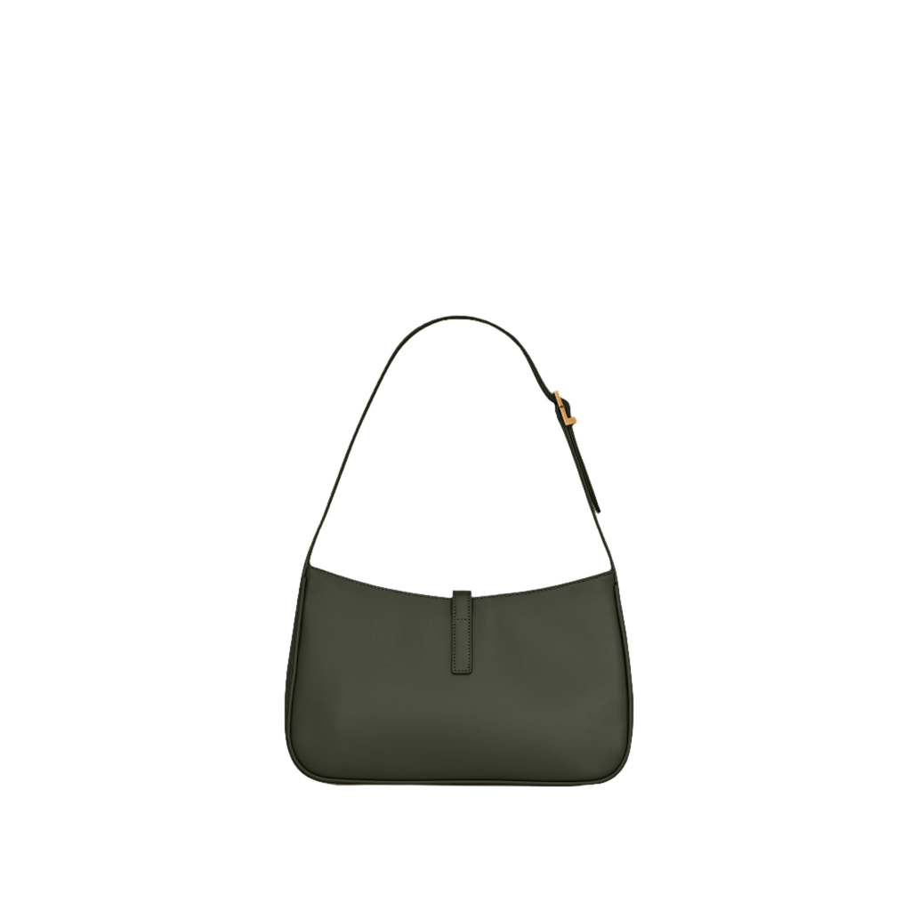 SAINT LAURENT YSL SMOOTH LEATHER ARMY GREEN