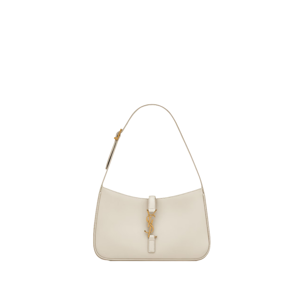 SAINT LAURENT YSL SMOOTH LEATHER WHITE