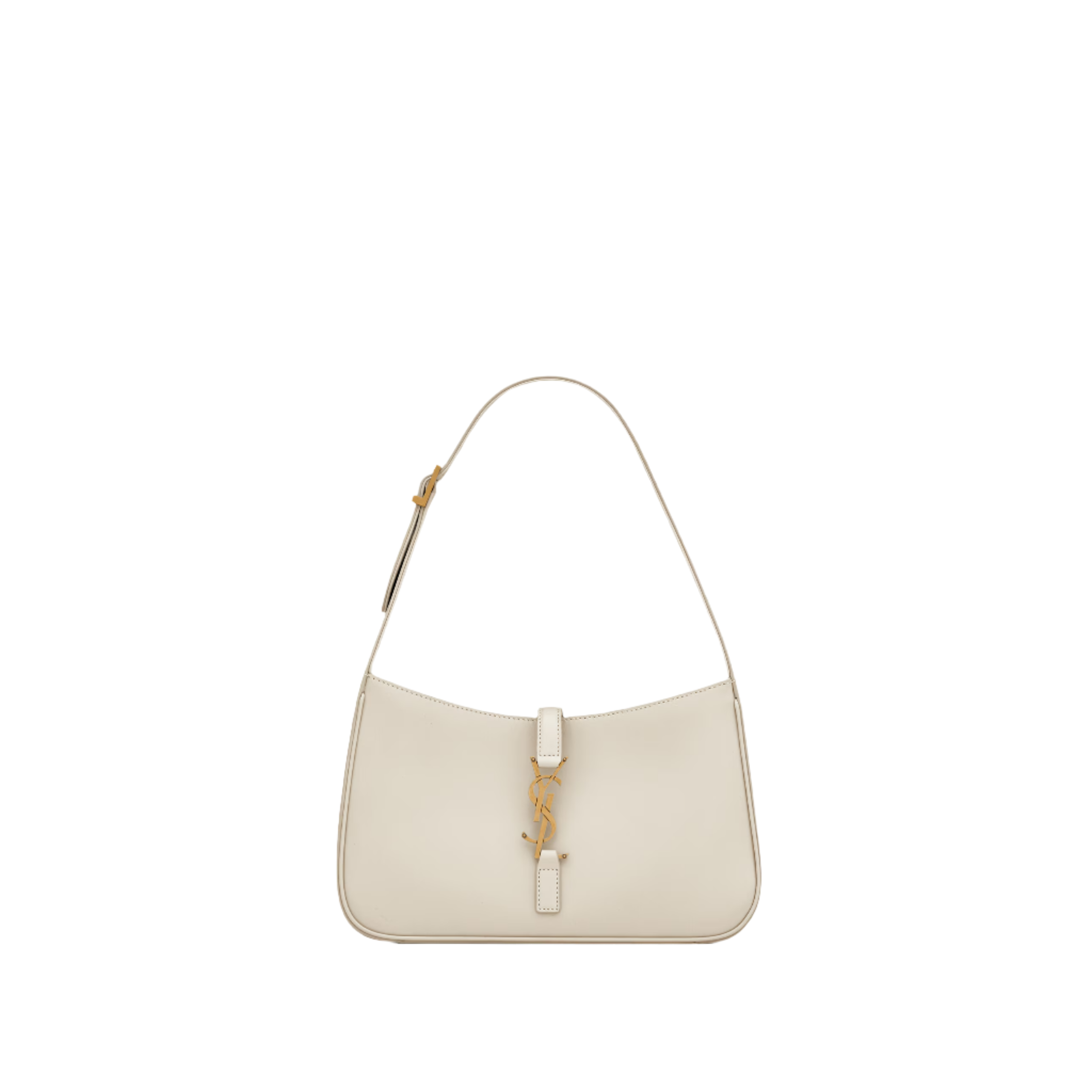 SAINT LAURENT YSL SMOOTH LEATHER WHITE