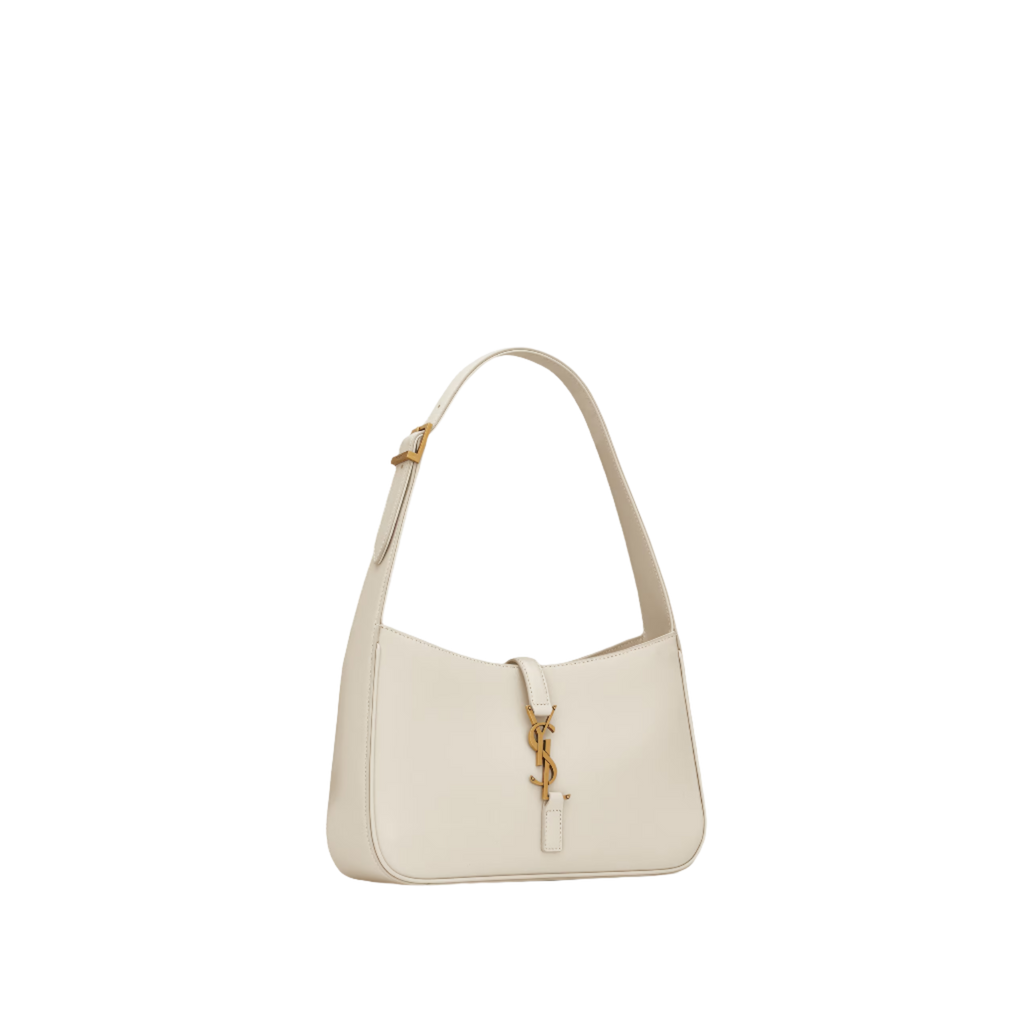 SAINT LAURENT YSL SMOOTH LEATHER WHITE