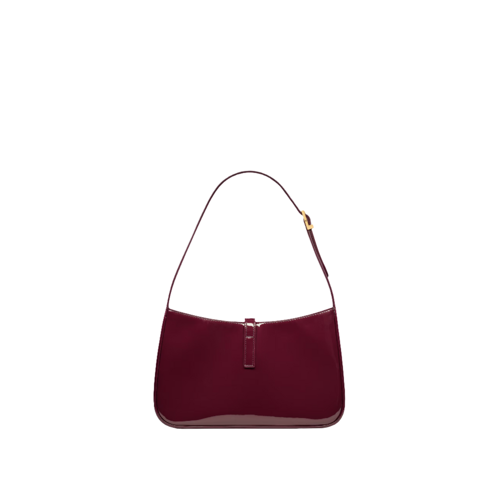 SAINT LAURENT YSL 7 IN PATENT LEATHER RED