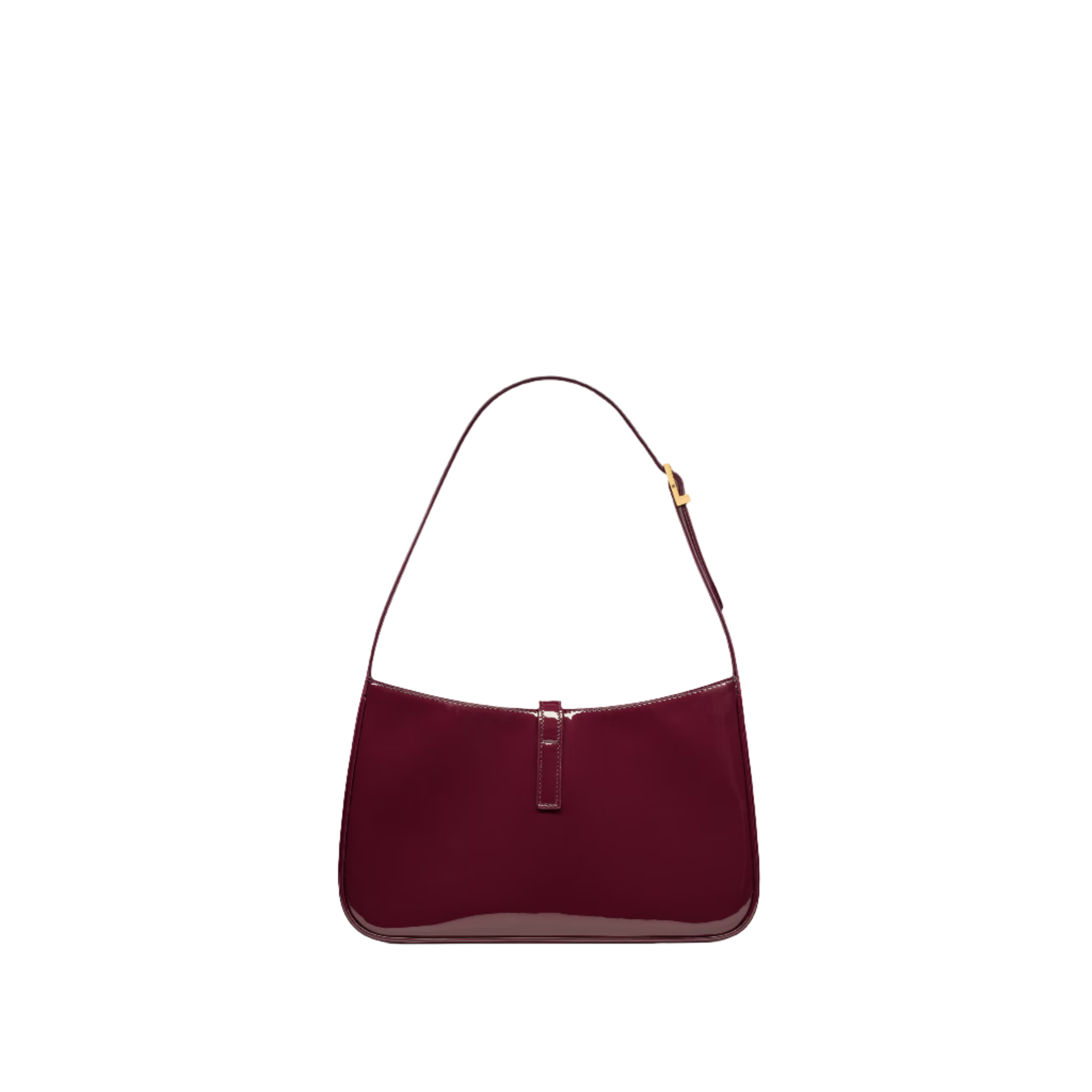 SAINT LAURENT YSL 7 IN PATENT LEATHER RED