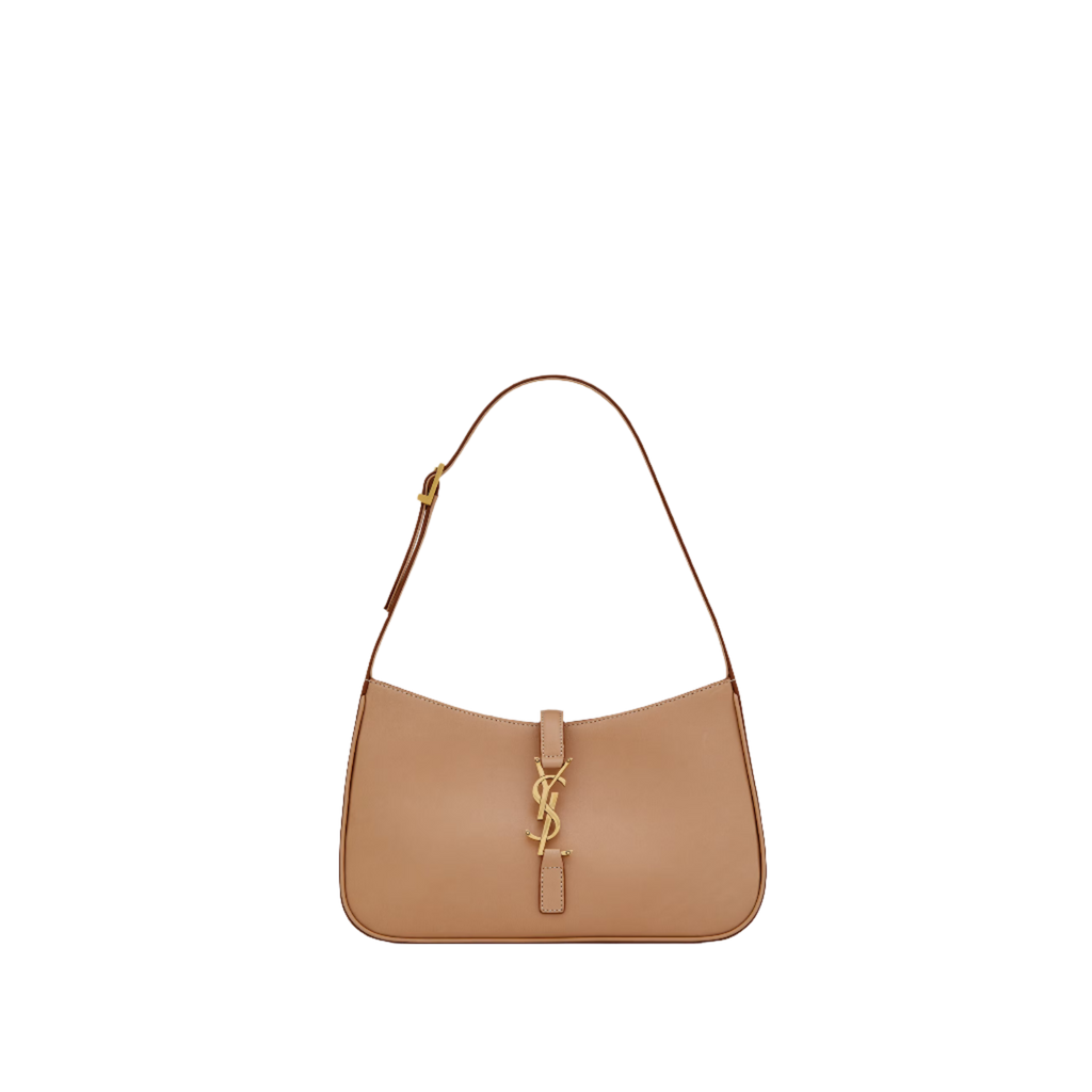 SAINT LAURENT YSL 7 IN VEGETABLE-TANNED LEATHER