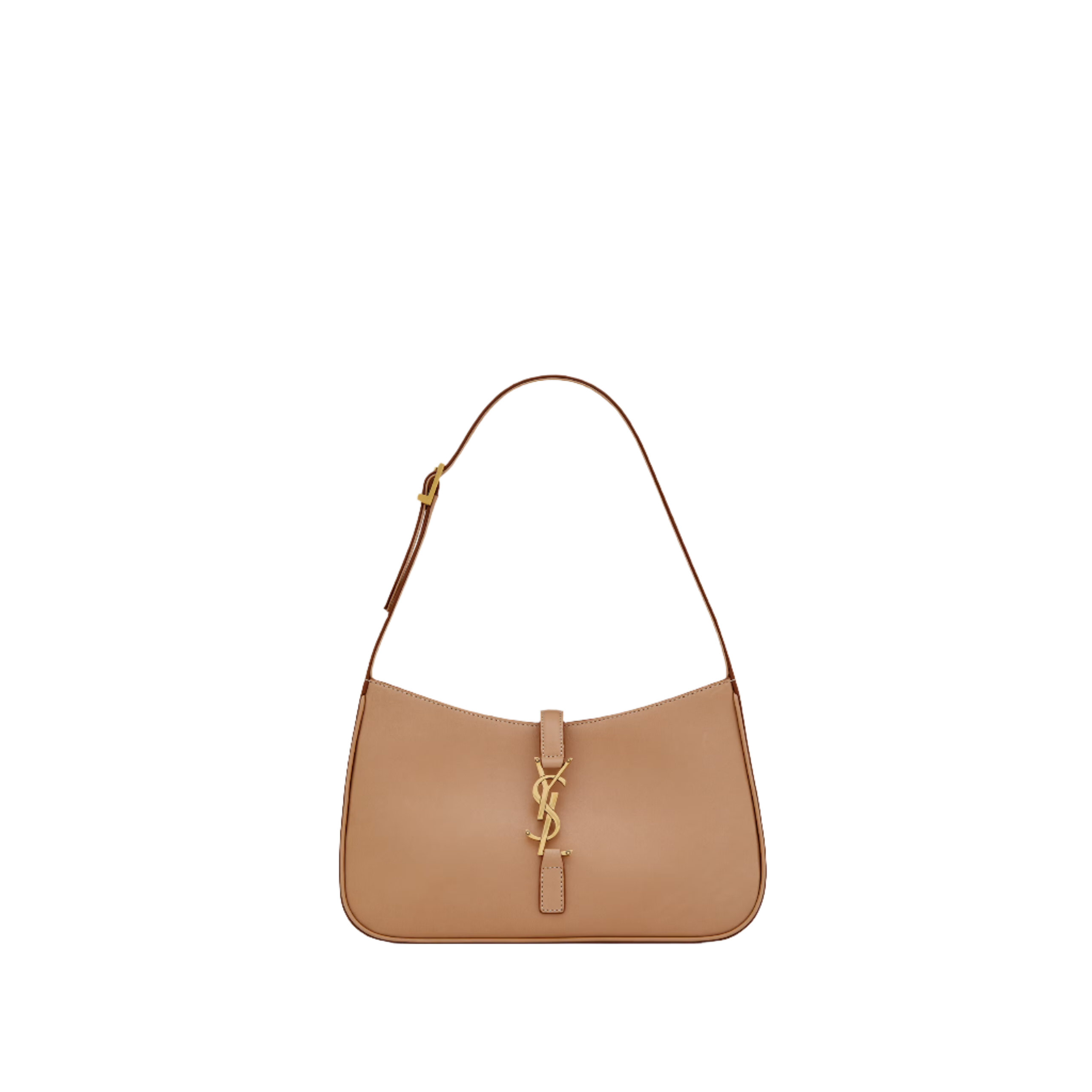 SAINT LAURENT YSL 7 IN VEGETABLE-TANNED LEATHER