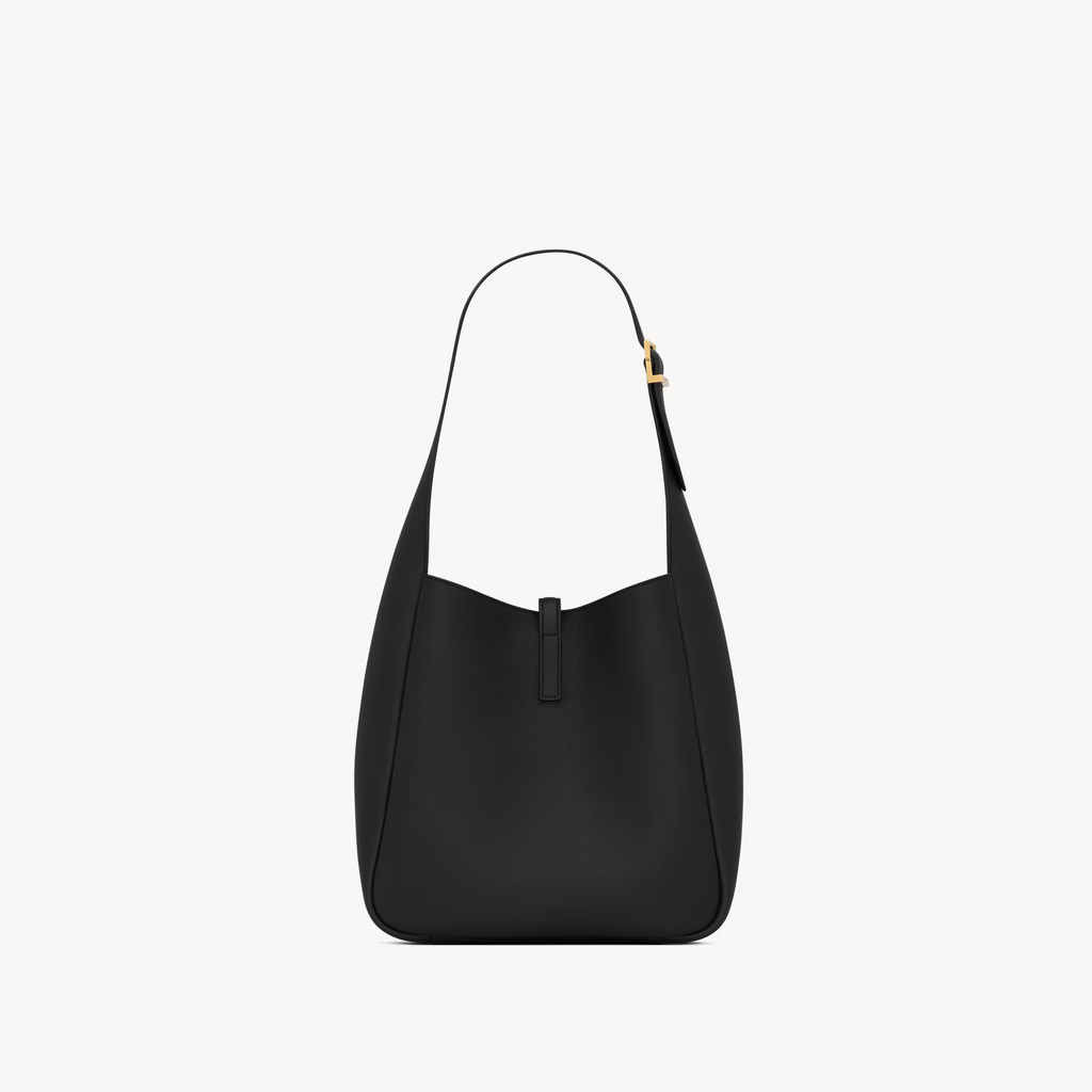 SAINT LAURENT YSL supple small IN GRAINED LEATHER BLACK