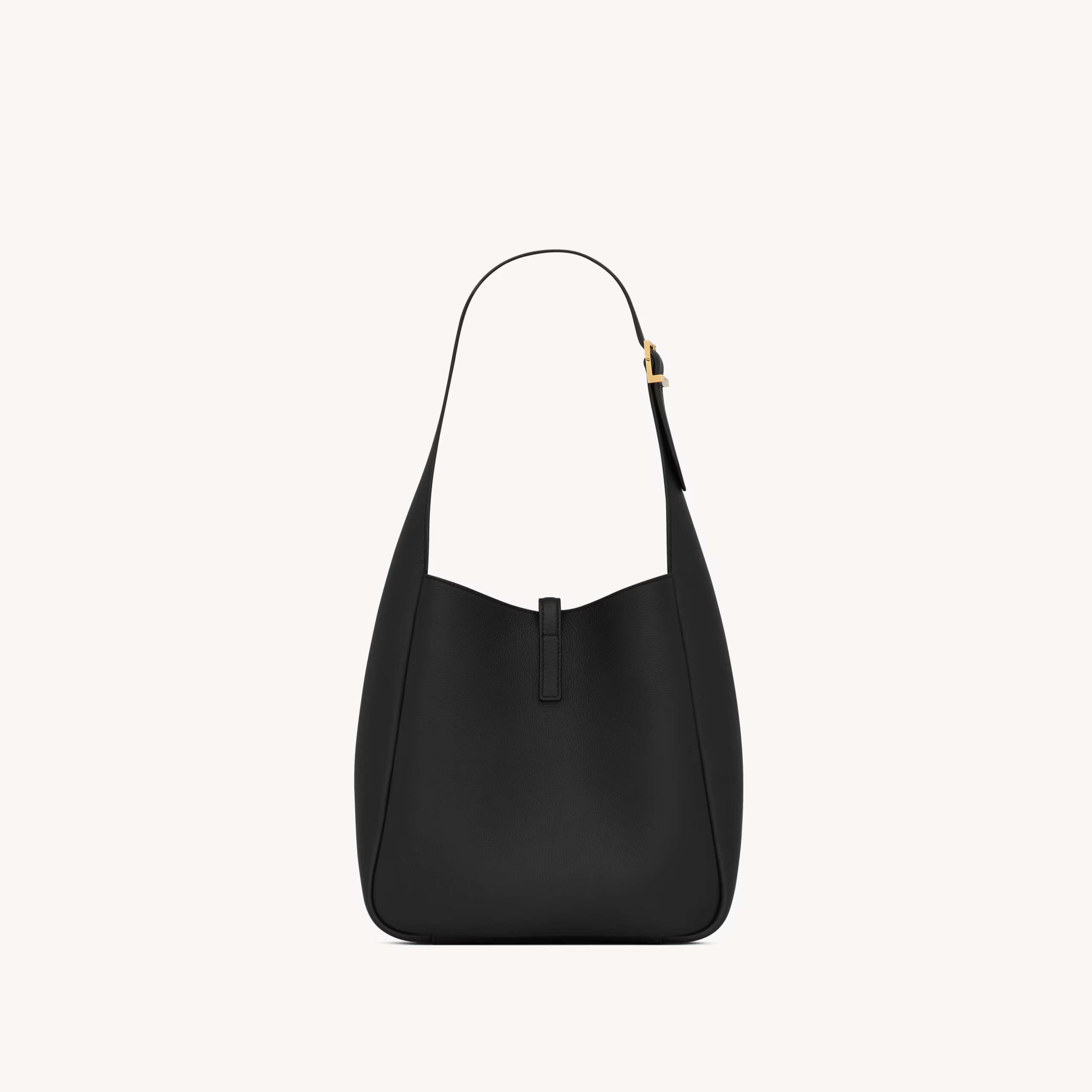 SAINT LAURENT YSL supple small IN GRAINED LEATHER BLACK