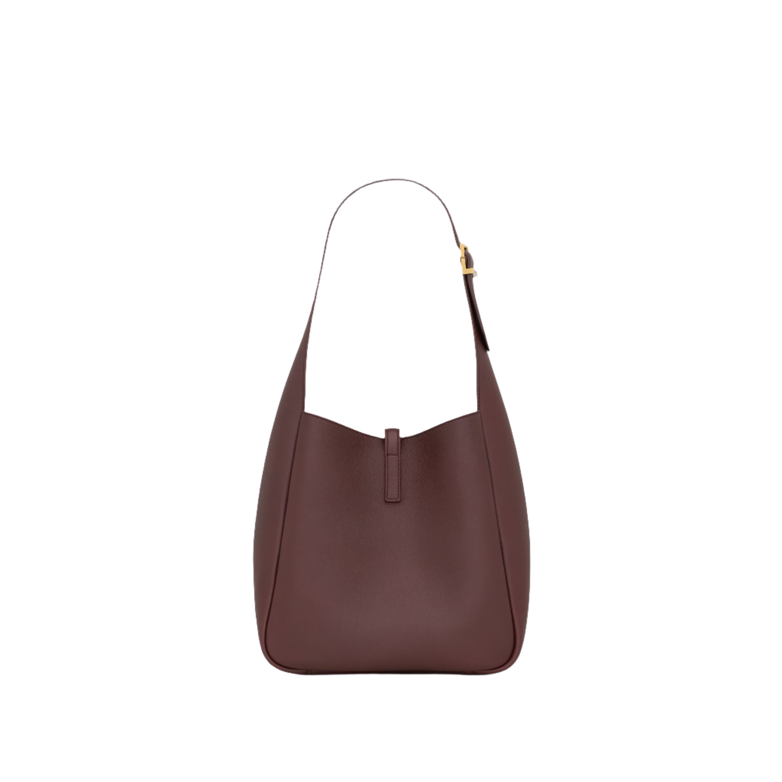 SAINT LAURENT YSL SUPPLE SMALL IN GRAINED LEATHER BURGUNDY