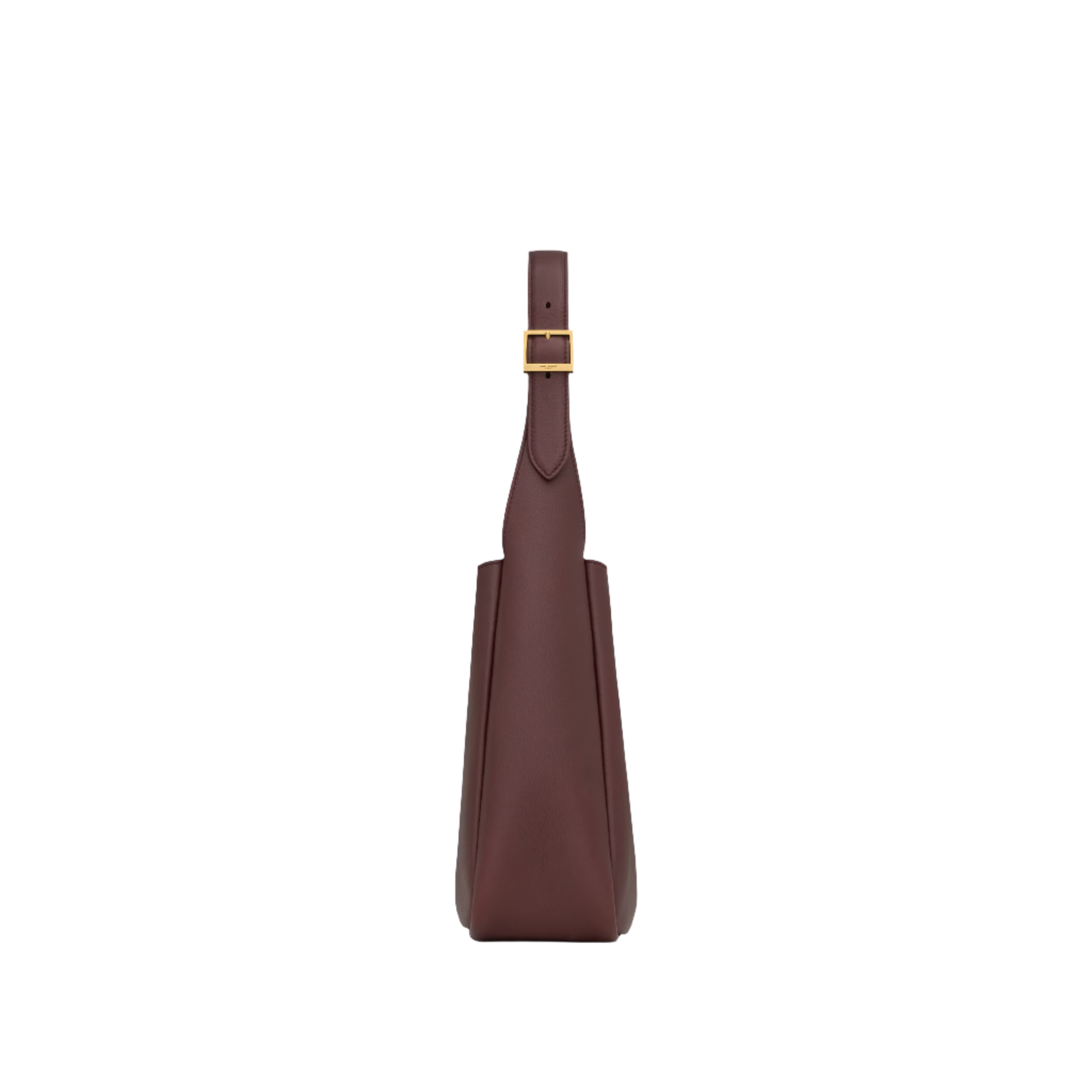 SAINT LAURENT YSL SUPPLE SMALL IN GRAINED LEATHER BURGUNDY