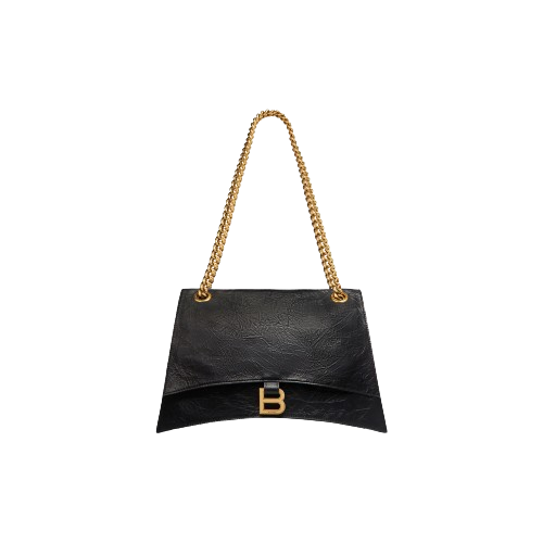 Crush Medium Chain Bag in Dark Grey Balenciaga