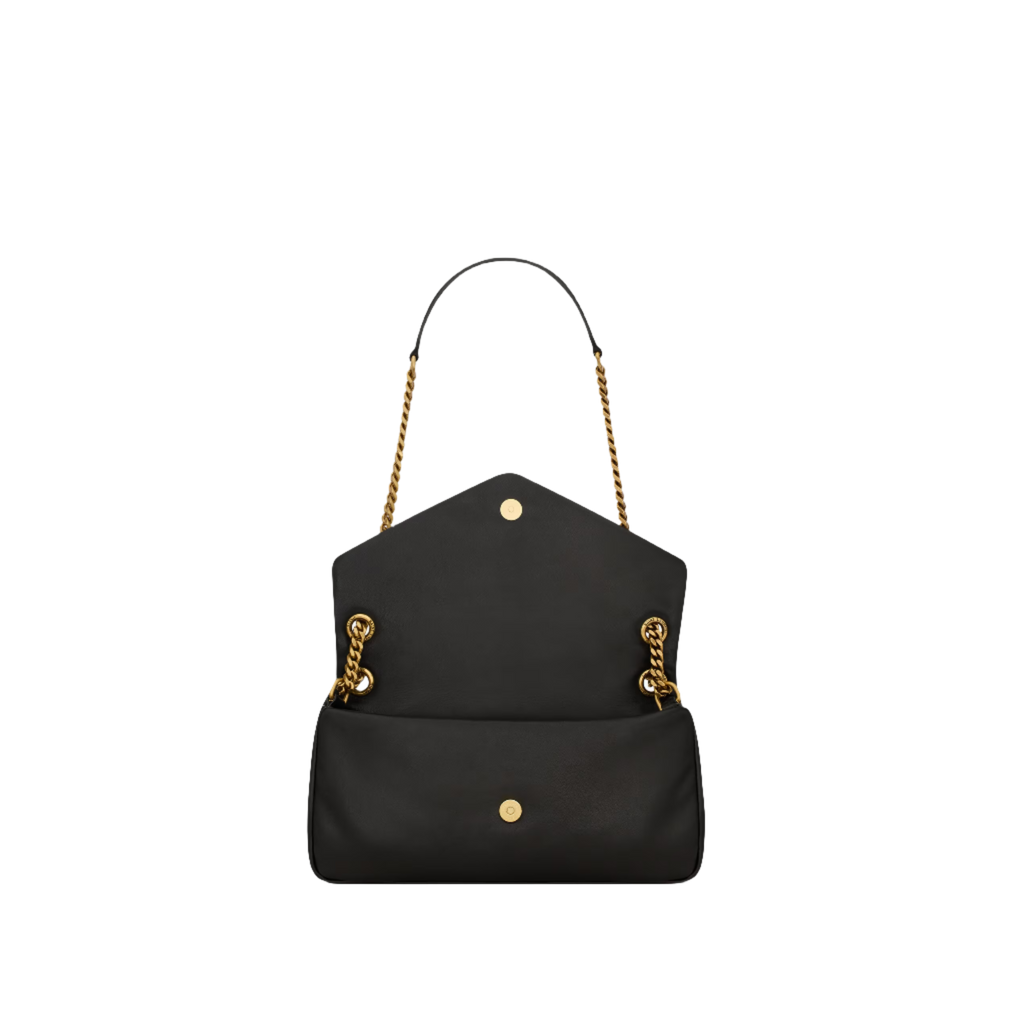 SAINT LAURENT YSL CALYPSO IN PLUNGED LAMBSKIN