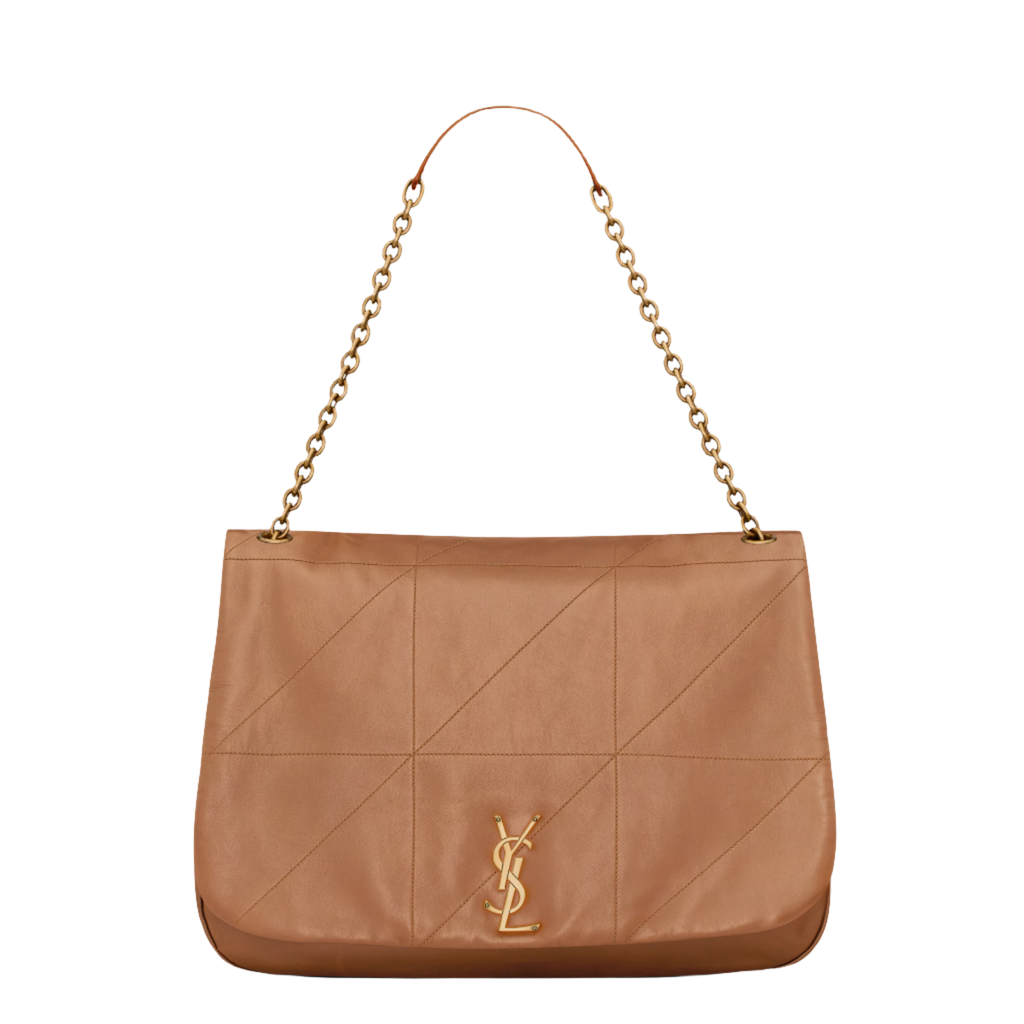 SAINT LAURENT YSL JAMIE  IN LAMBSKIN BROWN