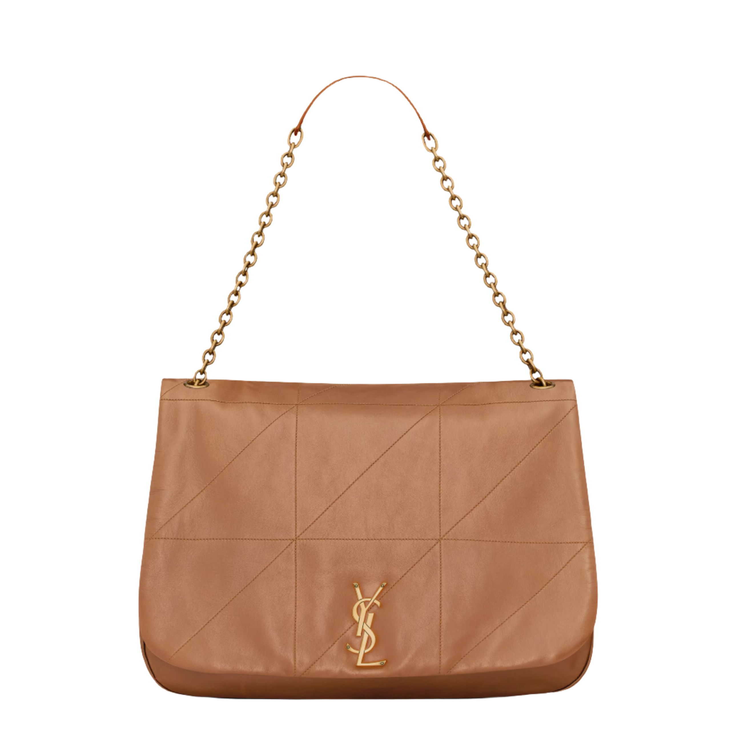 SAINT LAURENT YSL JAMIE  IN LAMBSKIN BROWN