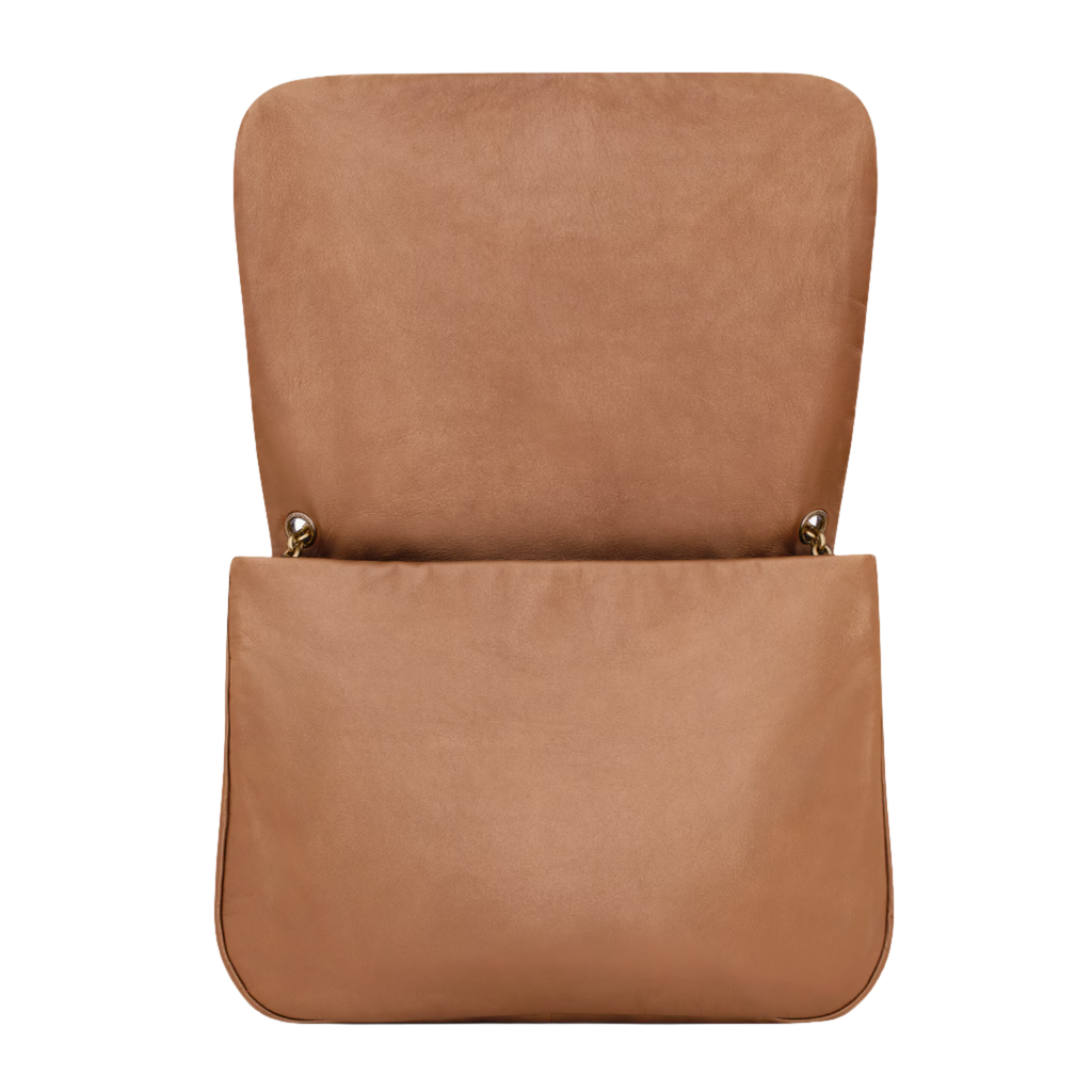 SAINT LAURENT YSL JAMIE  IN LAMBSKIN BROWN