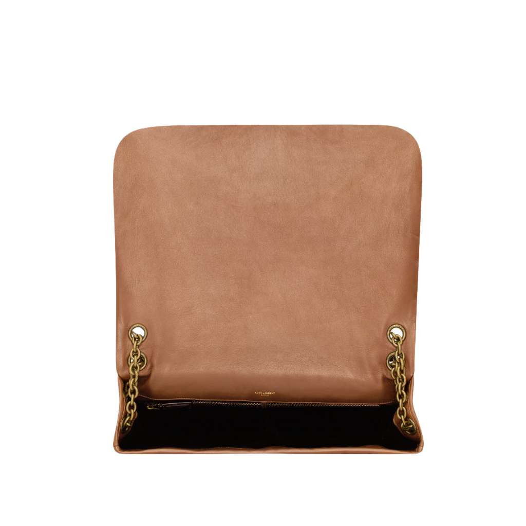 SAINT LAURENT YSL JAMIE  IN LAMBSKIN BROWN