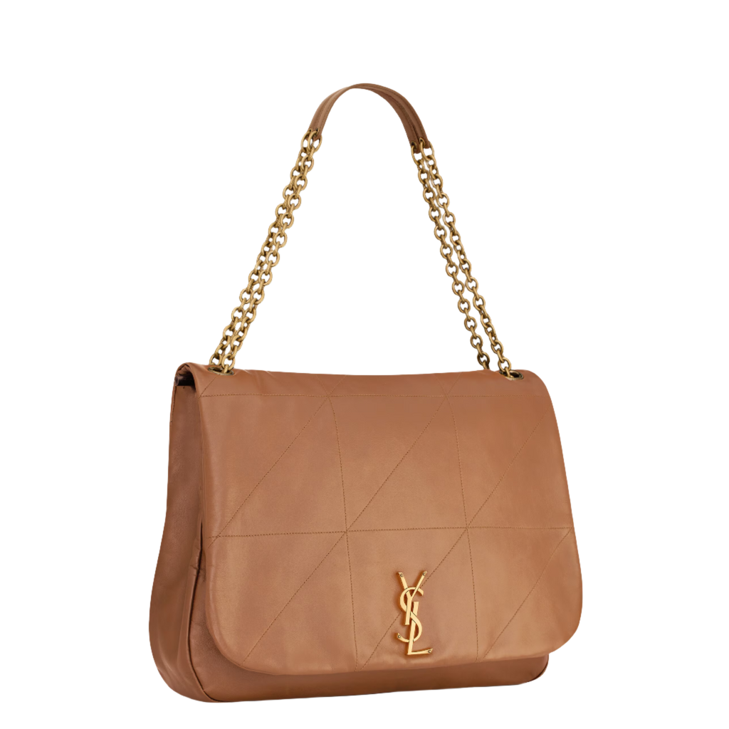 SAINT LAURENT YSL JAMIE  IN LAMBSKIN BROWN
