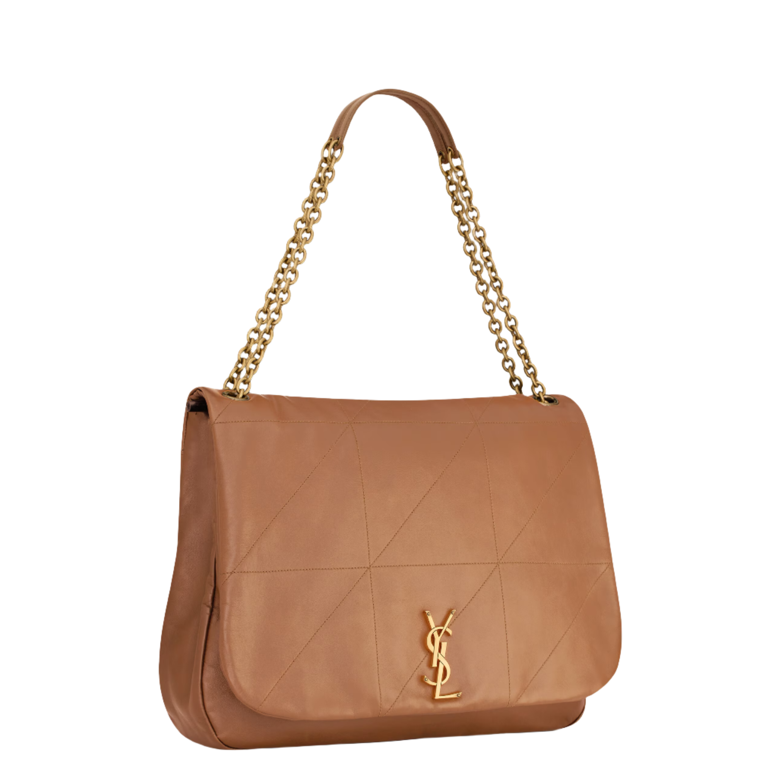 SAINT LAURENT YSL JAMIE  IN LAMBSKIN BROWN