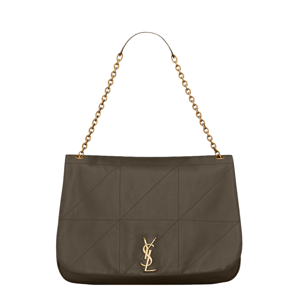 SAINT LAURENT YSL JAMIE  IN LAMBSKIN ARMY GREEN