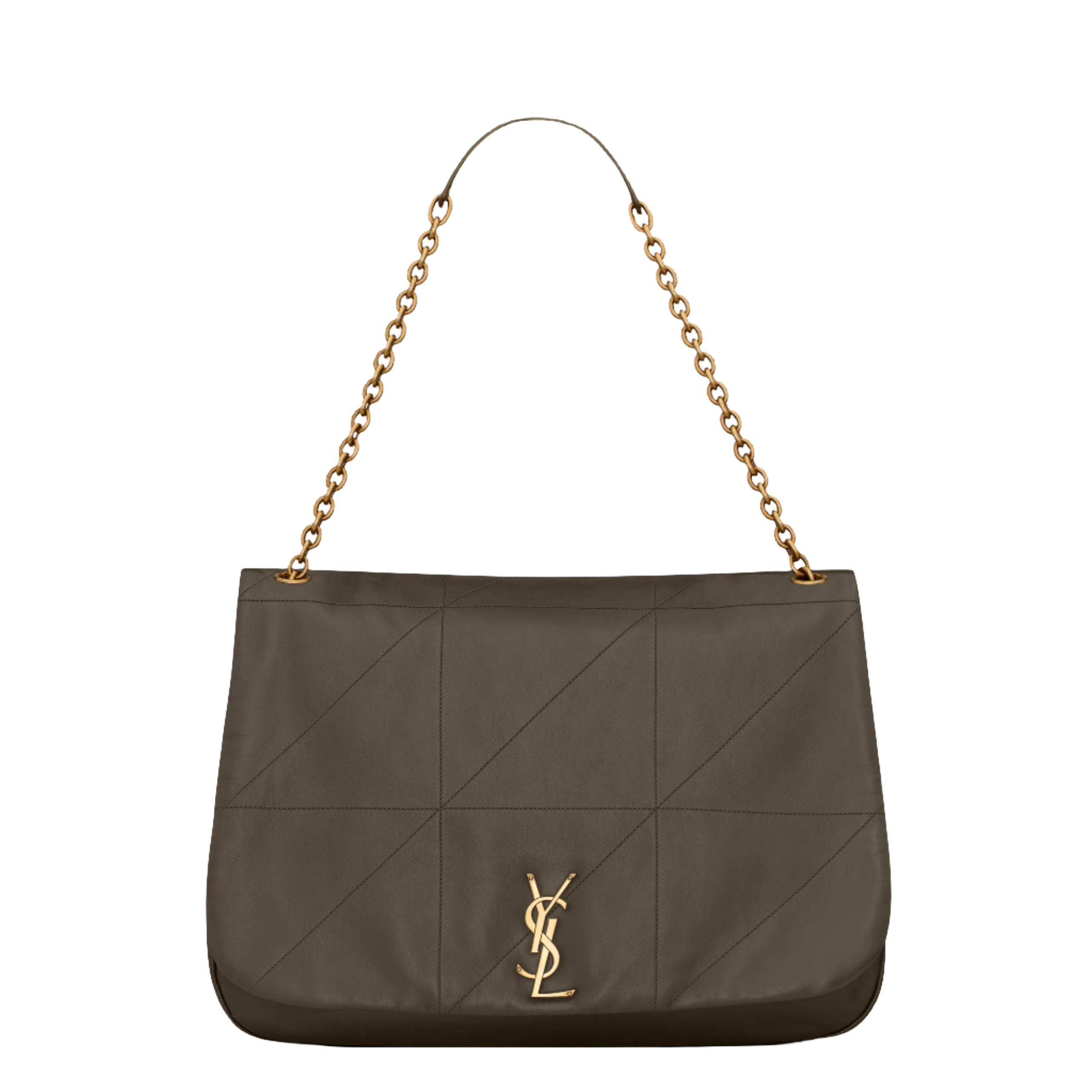SAINT LAURENT YSL JAMIE  IN LAMBSKIN ARMY GREEN