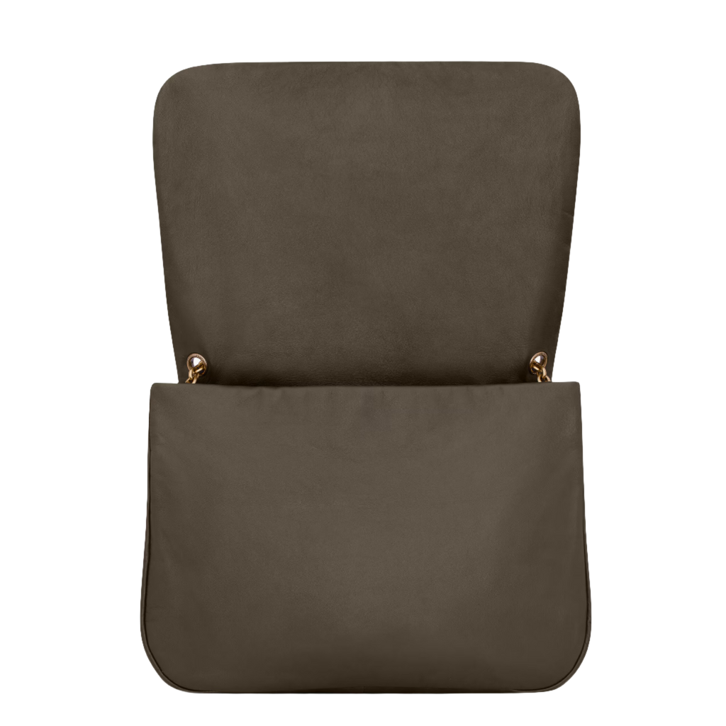 SAINT LAURENT YSL JAMIE  IN LAMBSKIN ARMY GREEN