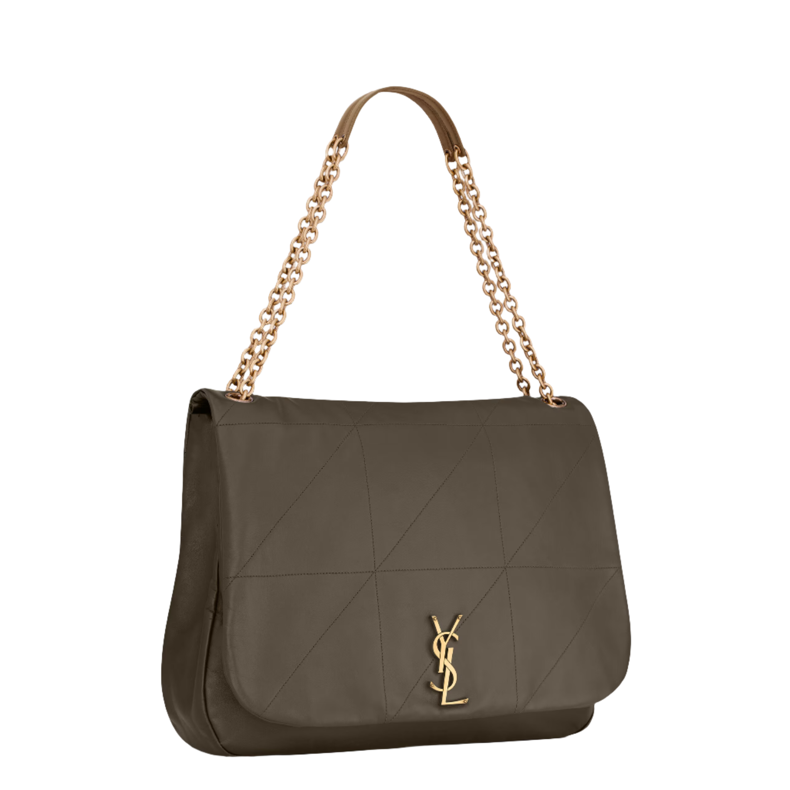 SAINT LAURENT YSL JAMIE  IN LAMBSKIN ARMY GREEN