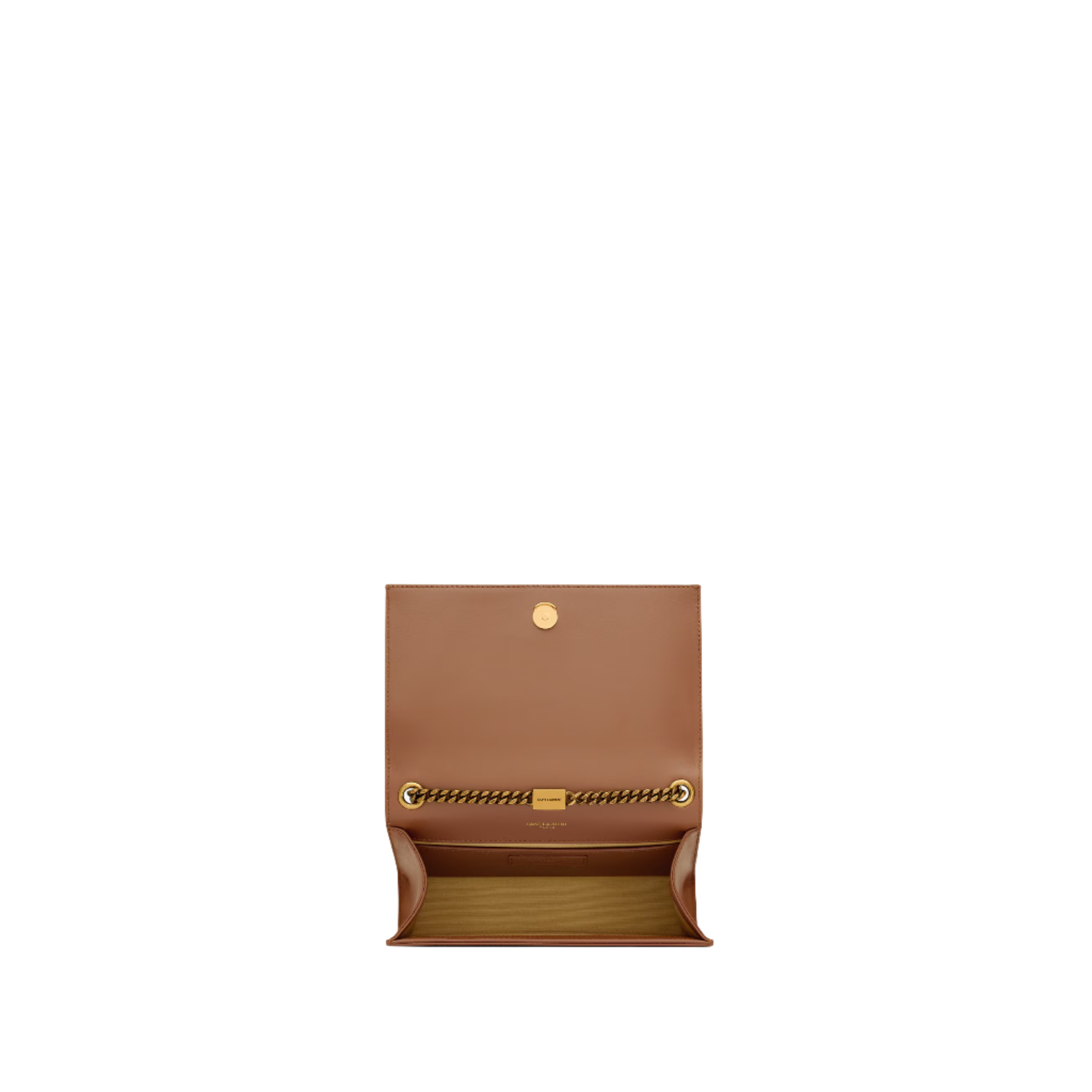 SAINT LAURENT YSL KATE SMALL IN CANVAS AND LEATHER SAINT LAURENT